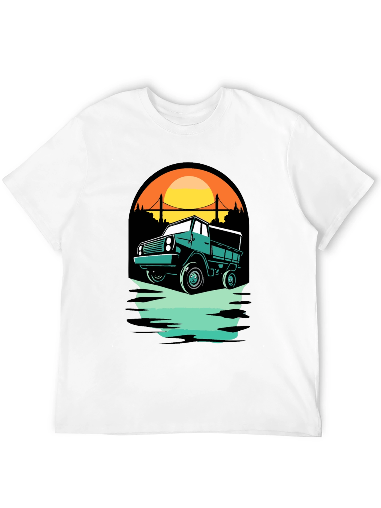 Black Vintage Truck Graphic Tee - Adventure Ready view 12