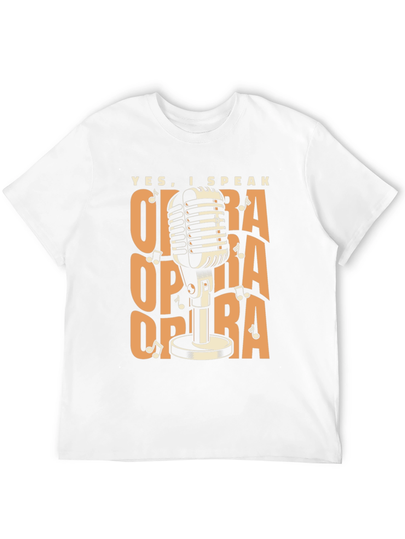 Black Yes, I Speak Opera - Music Lover T-Shirt view 12