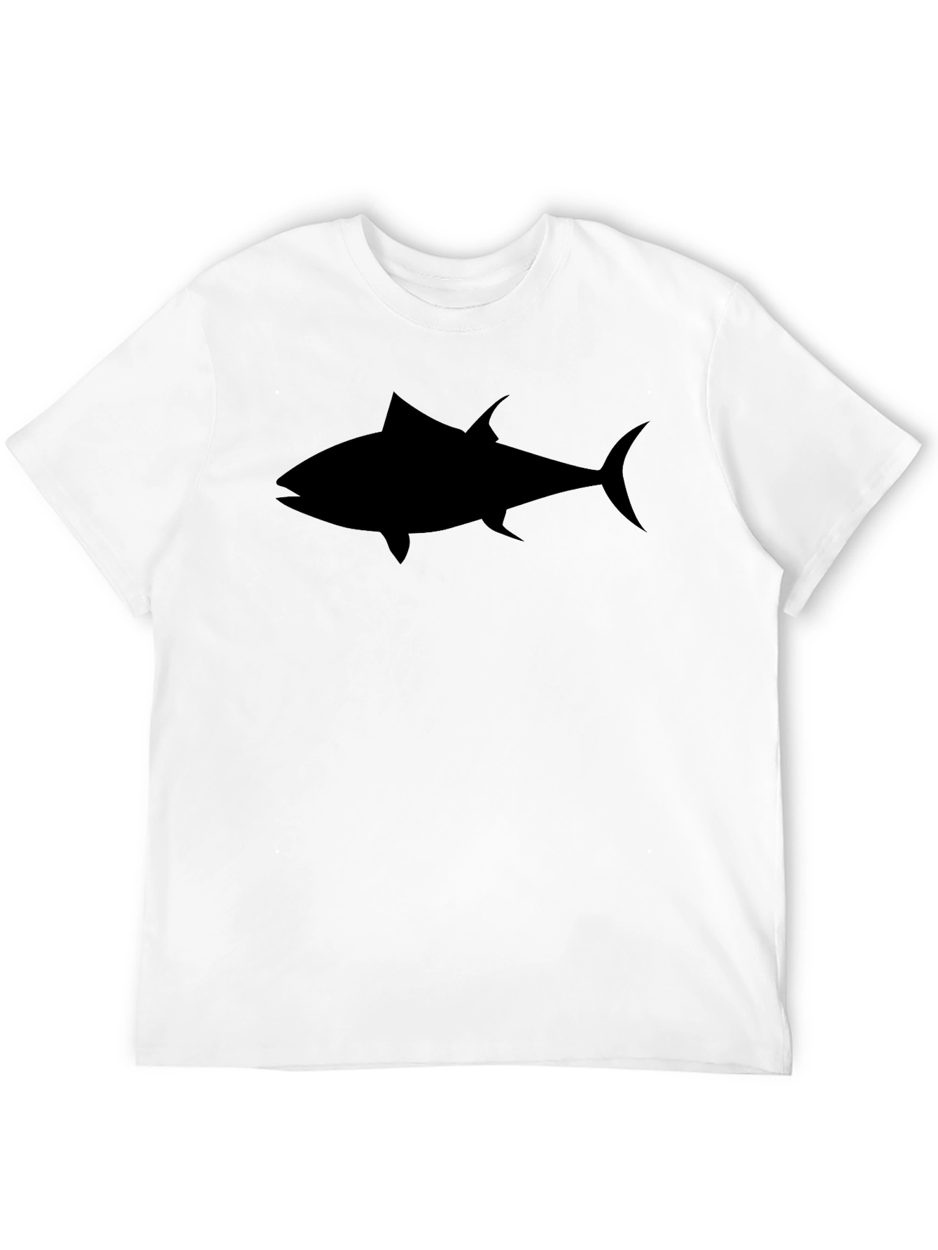 Black Men's Black Tuna Graphic Tee - Casual Style view 12