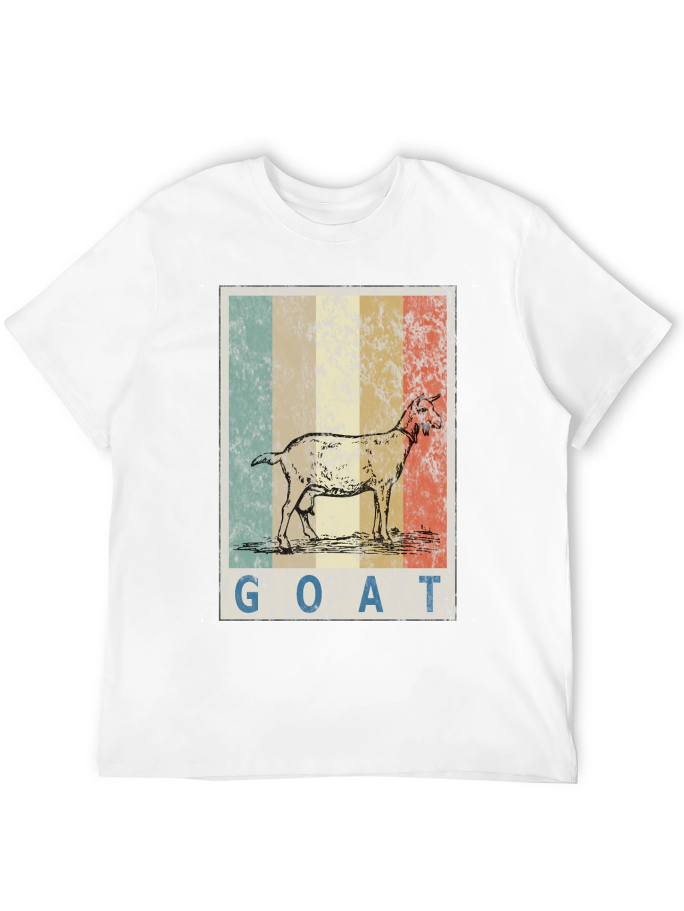 Black Vintage Goat T-Shirt - Graphic Tee view 12