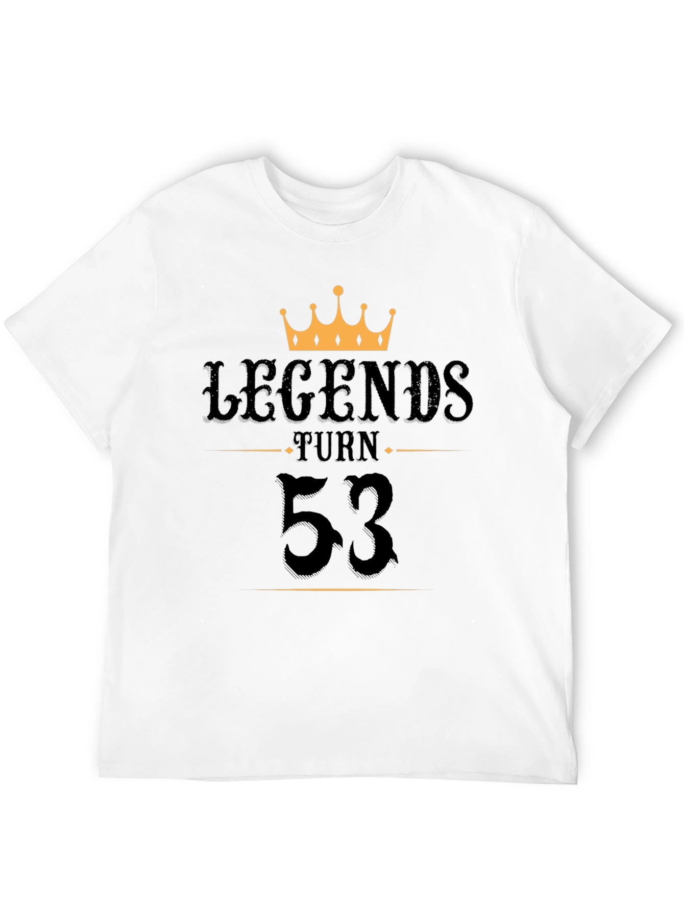 Black Legends Turn 53 Graphic T-Shirt view 12