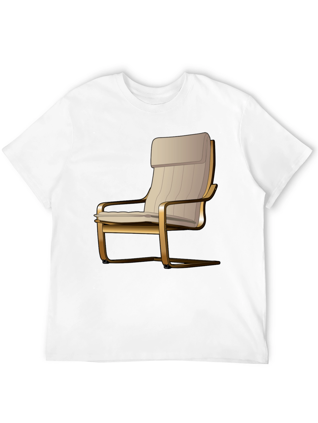 Black Modern Chair Graphic Tee - Stylish Comfort view 12