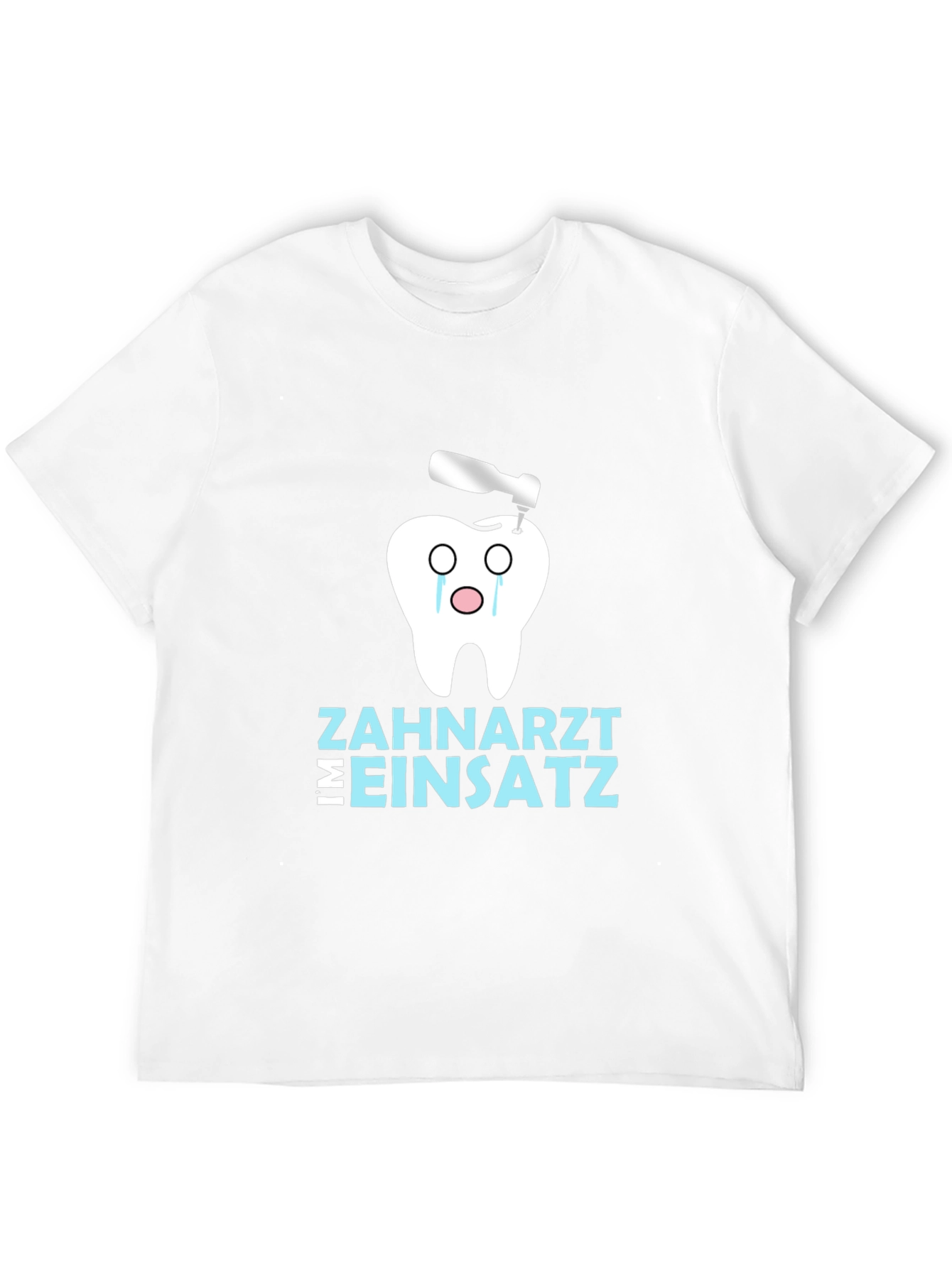 Black Zahnarzt Im Einsatz Graphic Tee - Black view 12