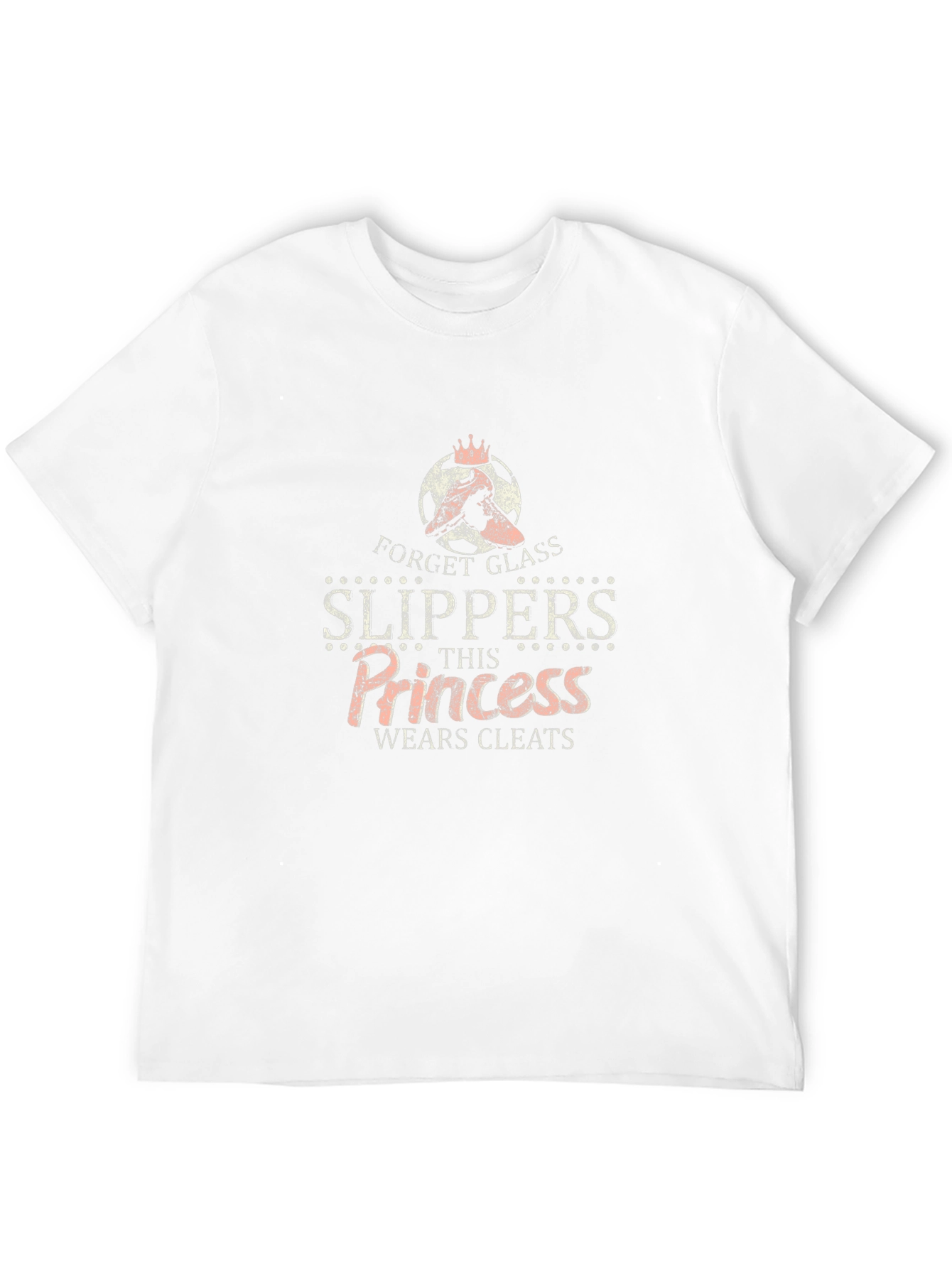 Black Princess Wears Cleats Black T-Shirt view 12