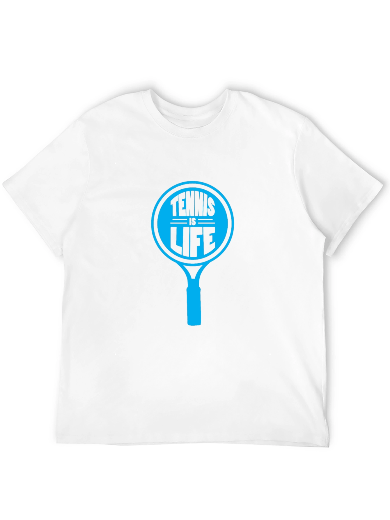 Black Tennis Is Life T-Shirt, Black view 12
