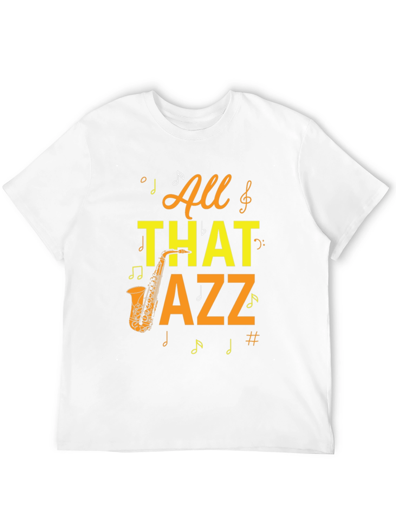 Black All That Jazz Graphic Tee - Music Lover T-Shirt view 12