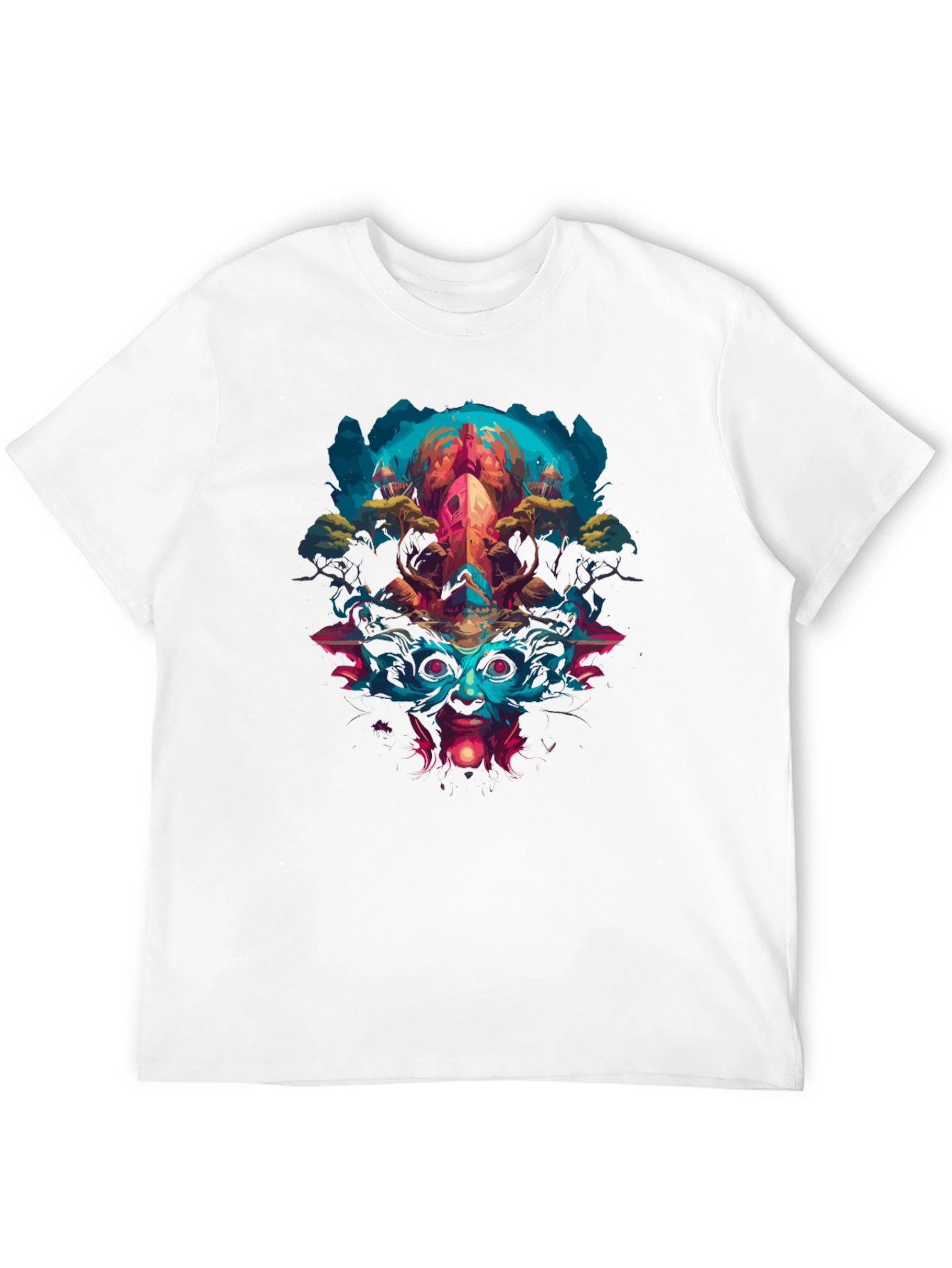 Black Mystic Creature Graphic Tee - Unique Design view 12