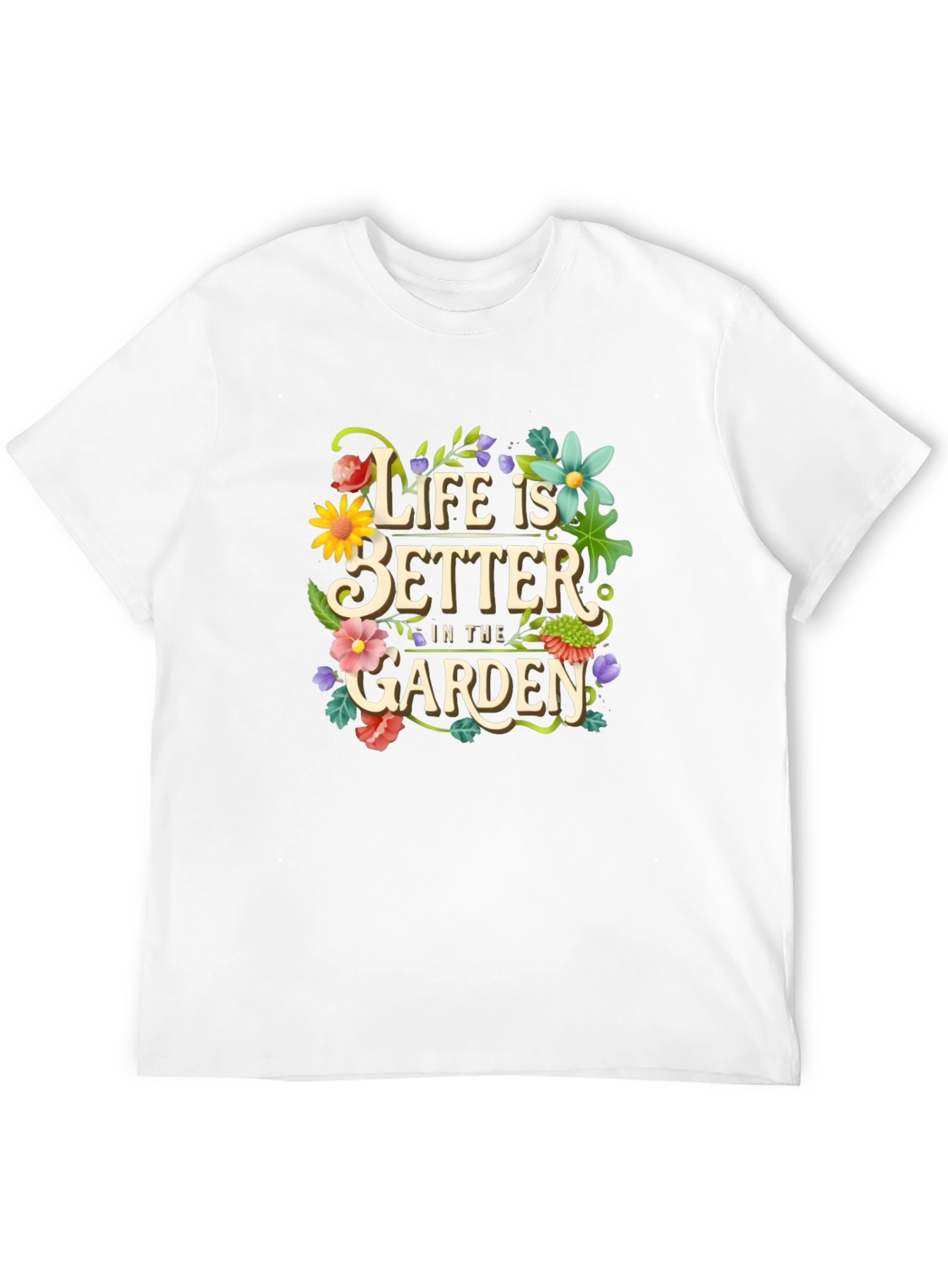Black Life is Better in the Garden Graphic Tee view 12