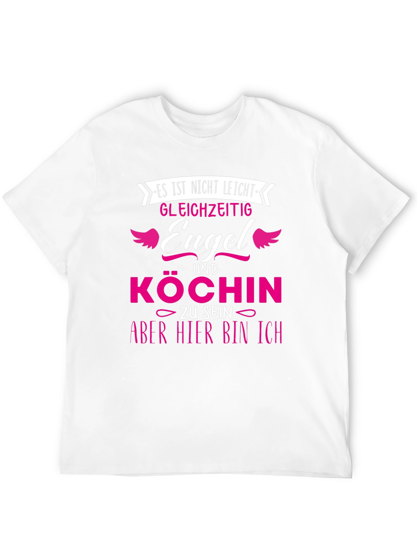 Black Funny Engel und Köchin T-Shirt - Not Easy Angel Cook view 12