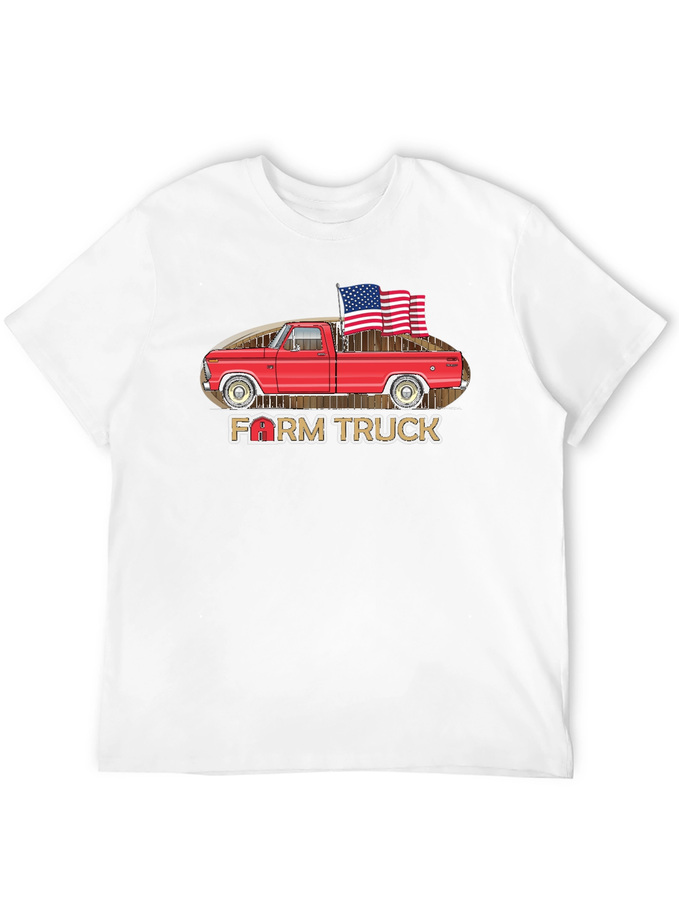 Farm Truck Patriotic T-Shirt - 12