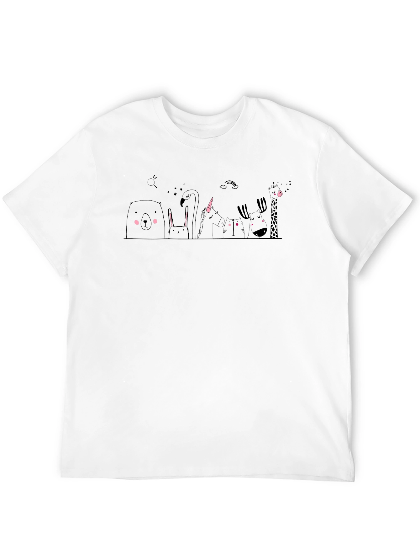 Black Animal Crew Neck T-Shirt view 12