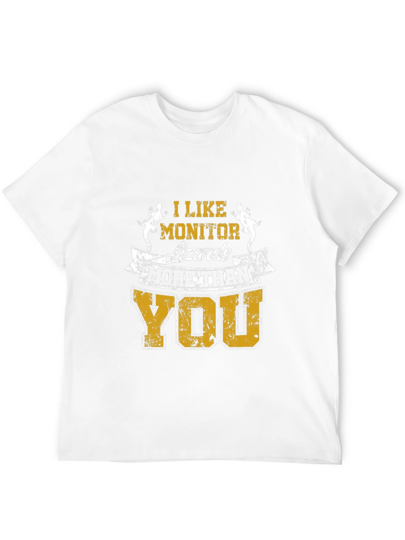 Black I Like Monitor Lizards More Than You T-Shirt view 12