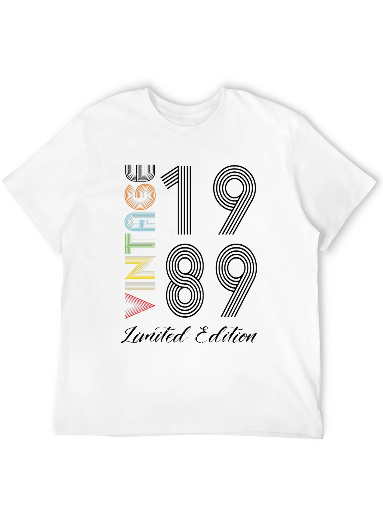 Black Vintage 1989 Limited Edition Graphic T-Shirt view 12