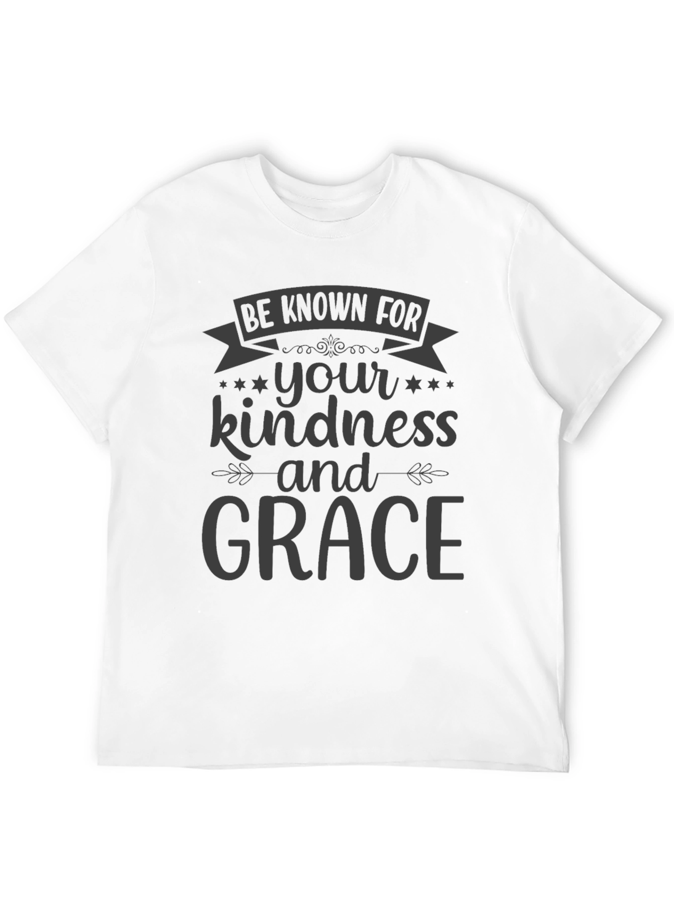Black Kindness and Grace Graphic T-Shirt view 12