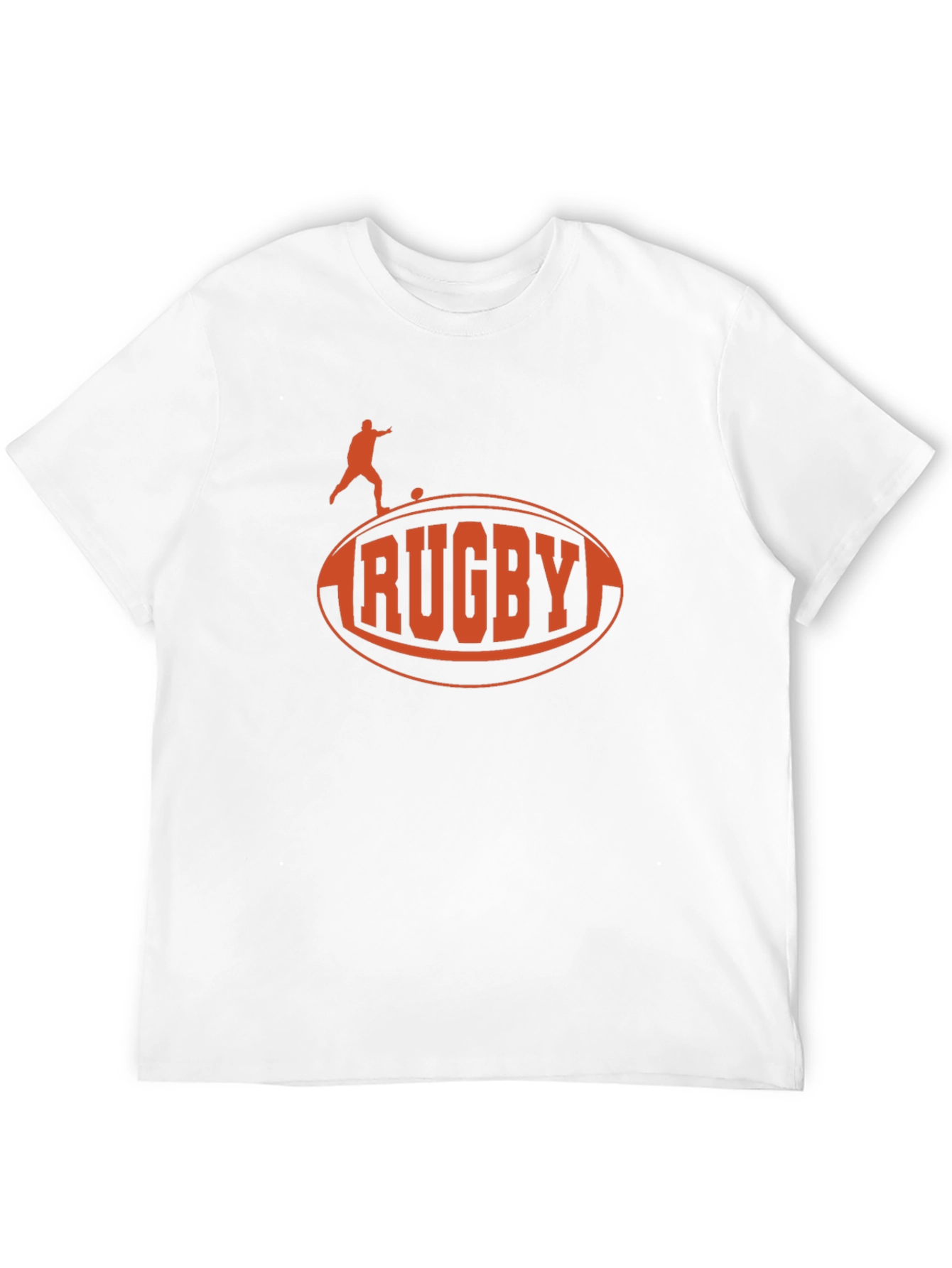 Black Rugby Graphic Tee - Black Cotton T-Shirt view 12