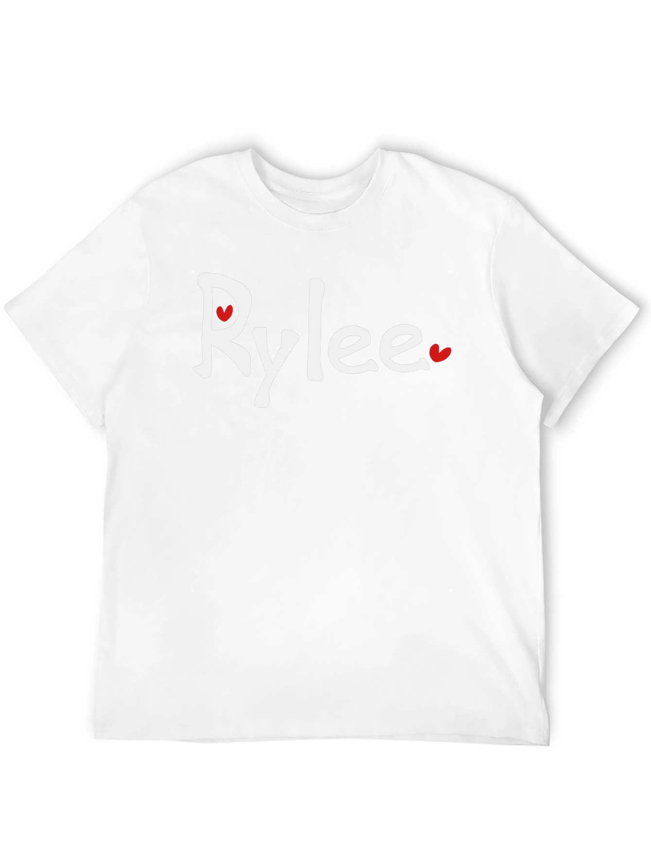Black RyLee Heart Graphic T-Shirt - Cotton Blend Tee view 12
