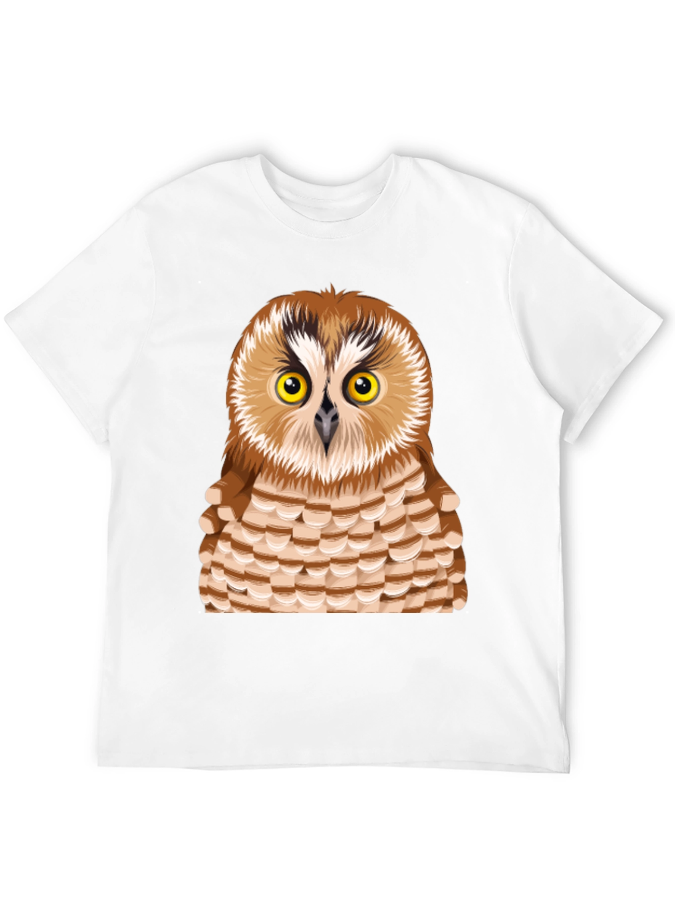 Black Owl Graphic Tee - Mens Black T-Shirt view 12