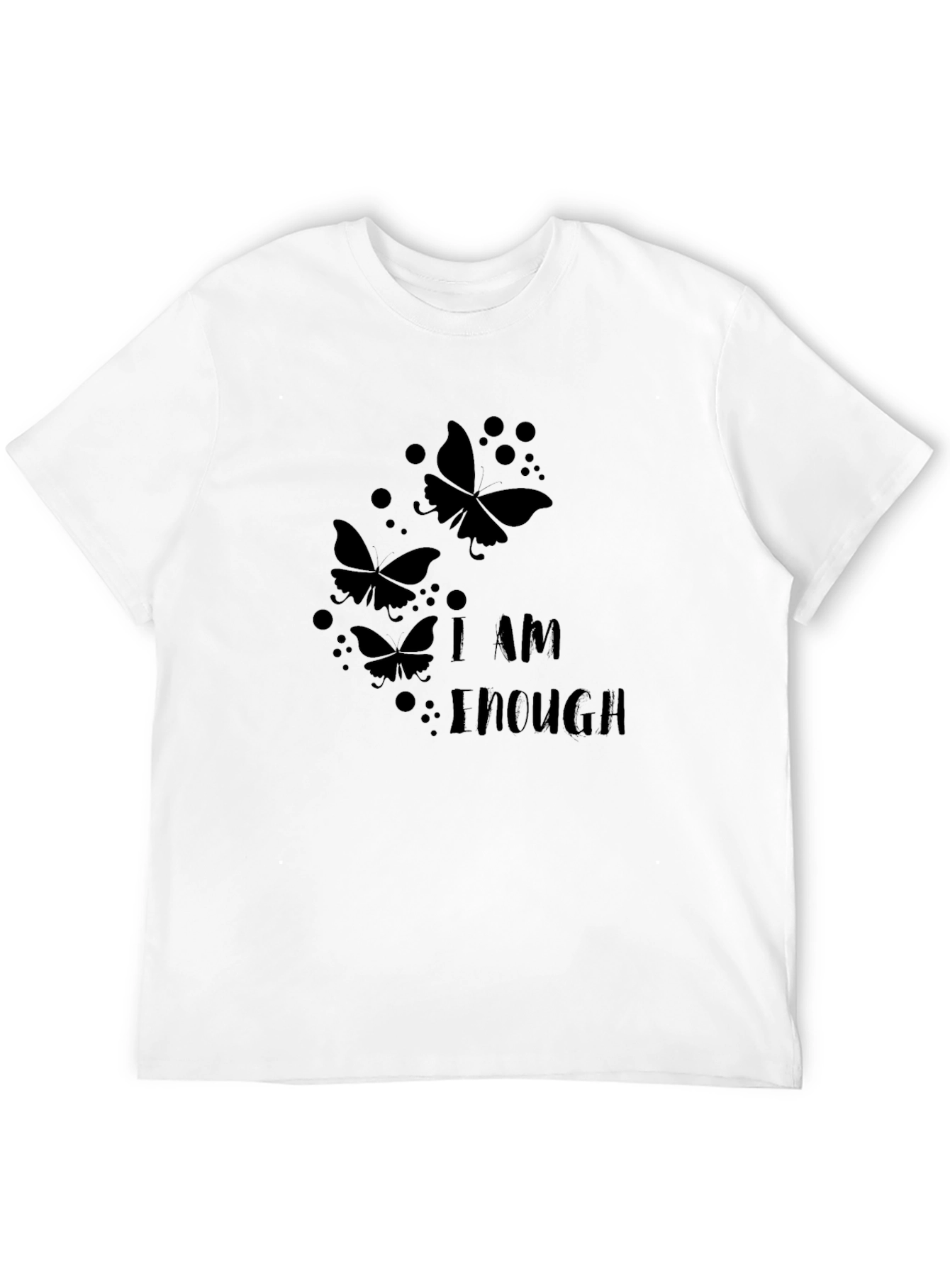 I Am Enough Butterfly Graphic T-Shirt - 12