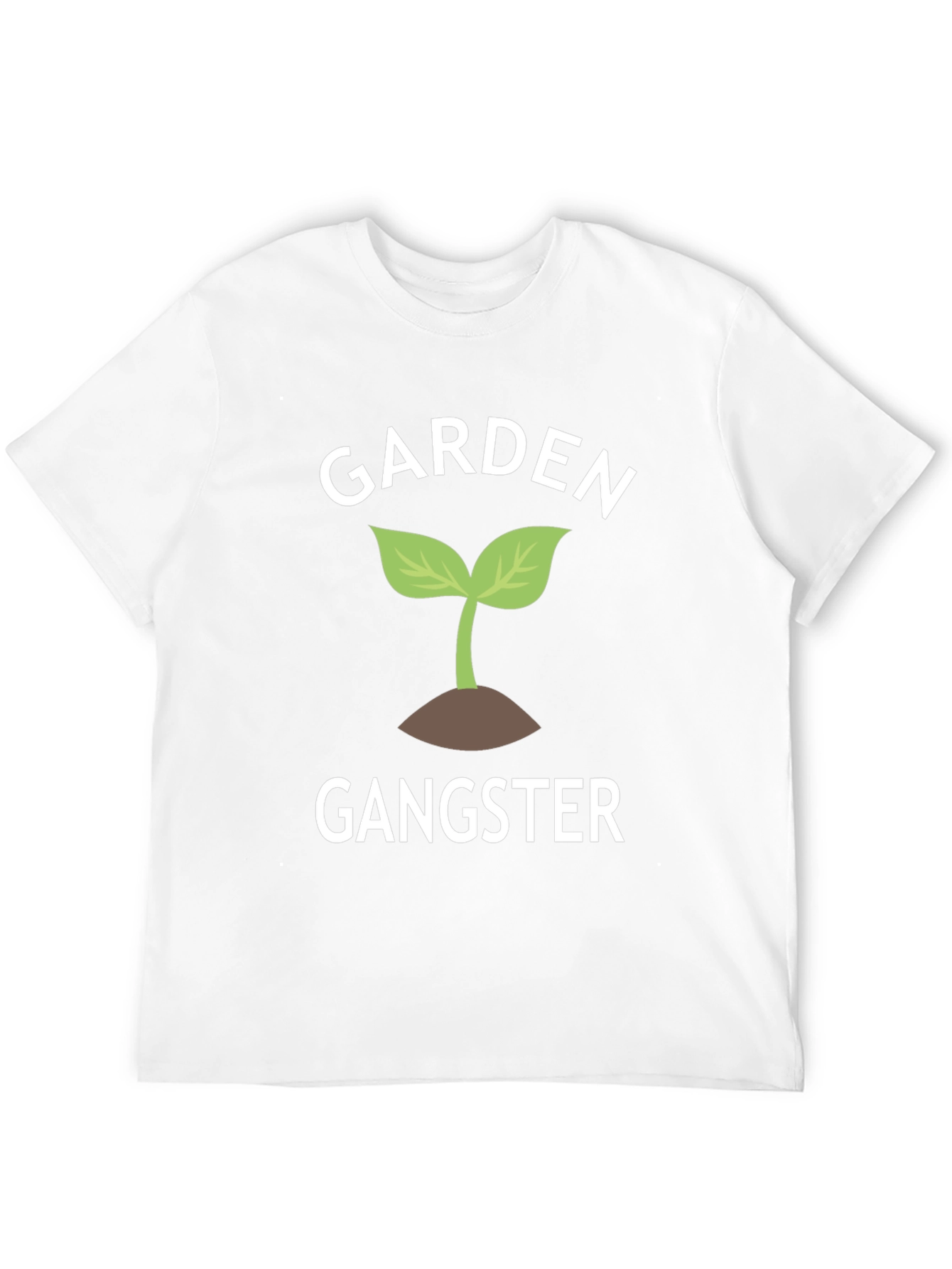 Black Garden Gangster T-Shirt: Funny Gardening Tee view 12