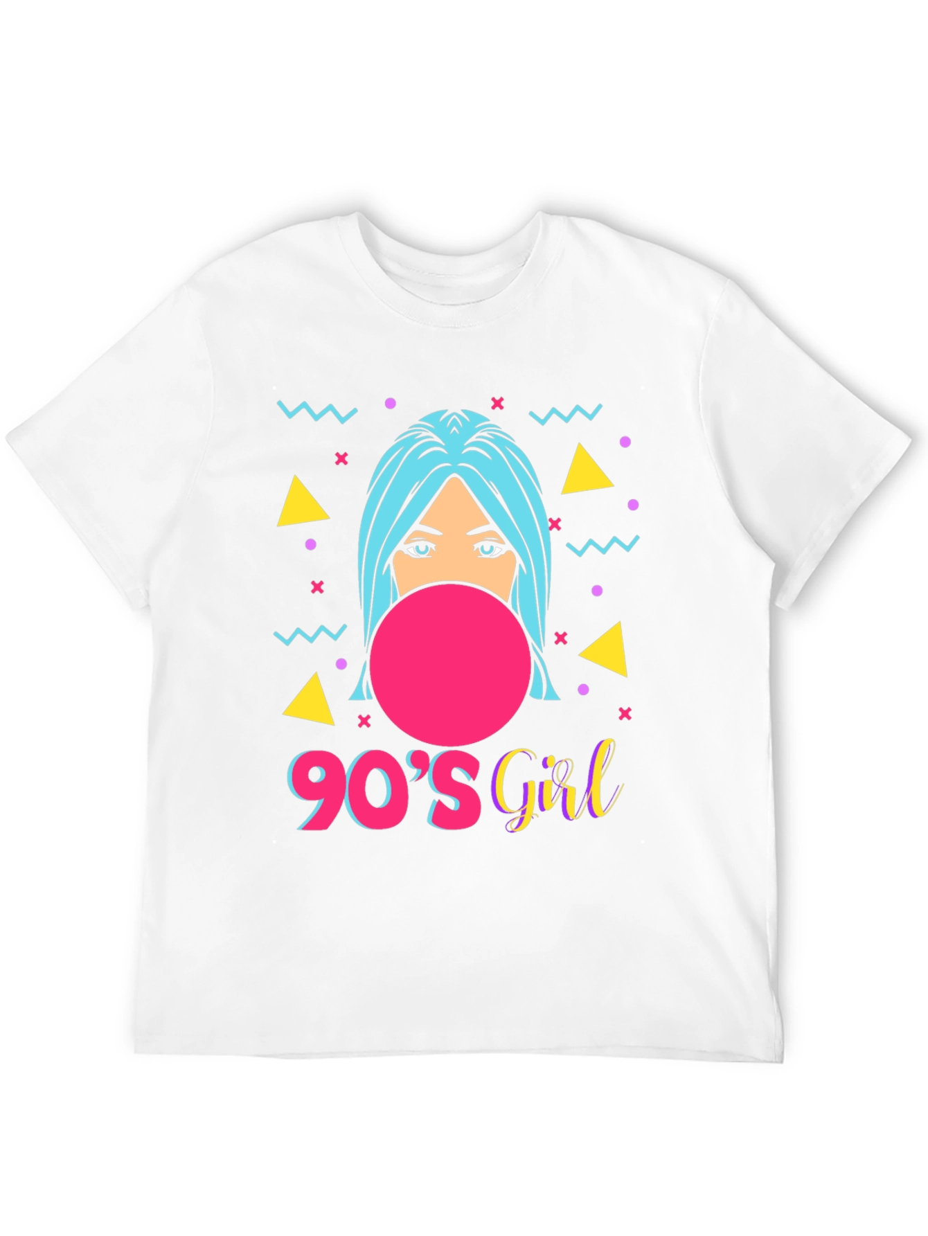Black 90s Girl Graphic Tee - Retro Style view 12