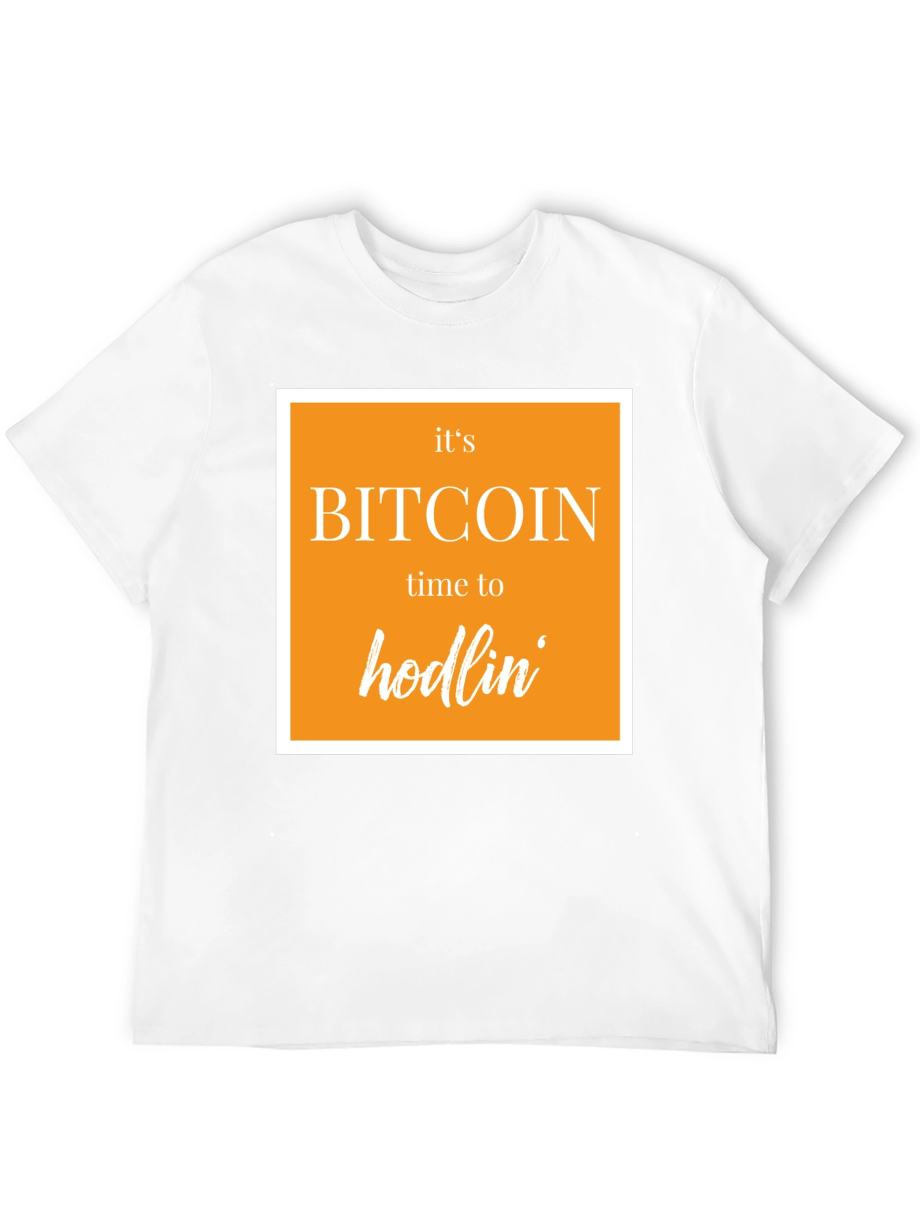 Black Bitcoin Hodlin' Black T-Shirt - Crypto Tee view 12