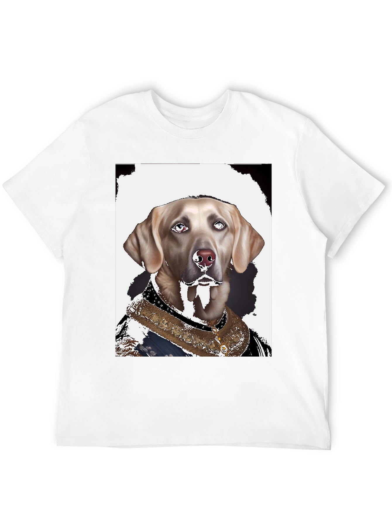 Black Regal Dog Graphic Tee - Canine Royalty view 12