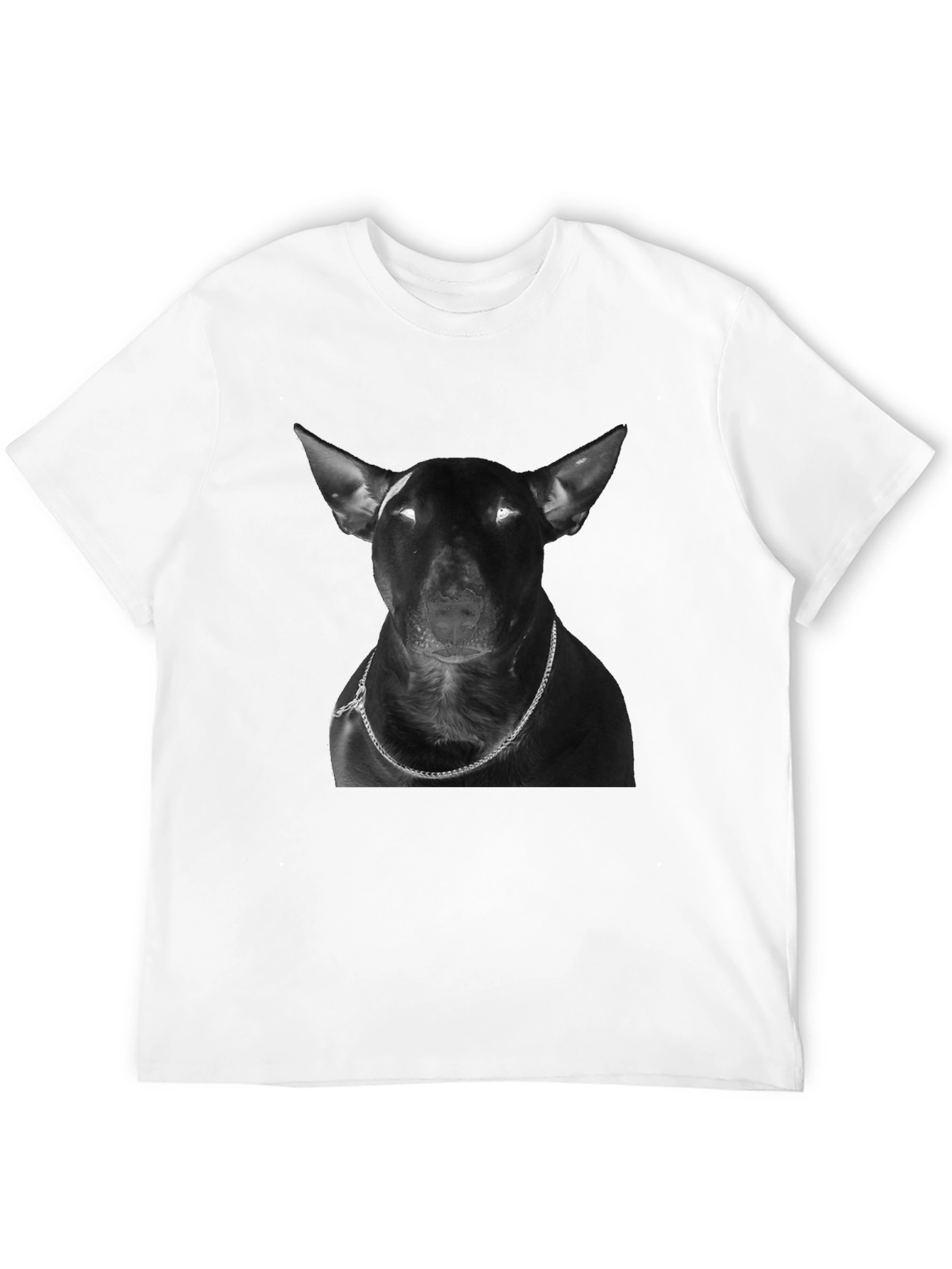 Black Dog Graphic T-Shirt - Bull Terrier Design view 12