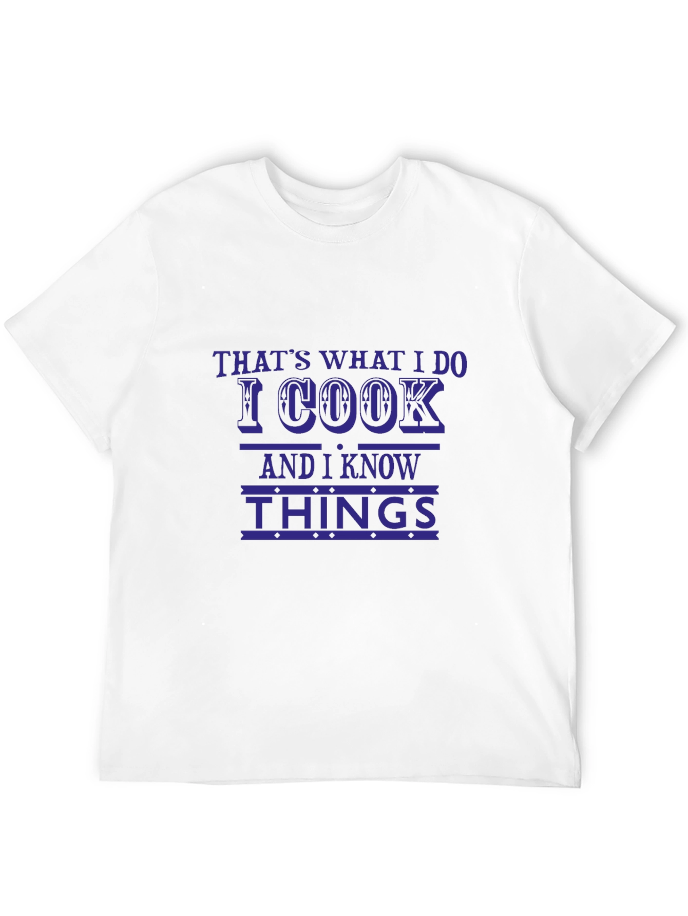 Black That's What I Do I Cook T-Shirt Funny Chef Tee view 12