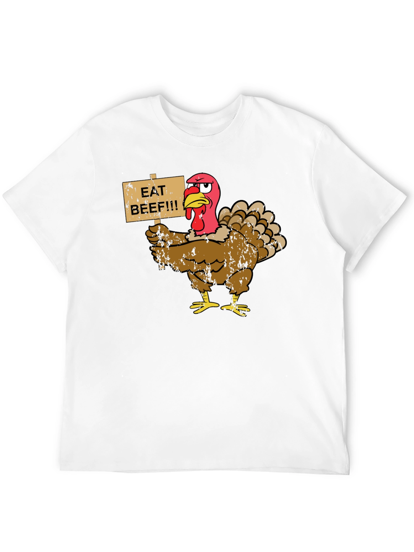 Black Eat Beef Turkey T-Shirt view 12