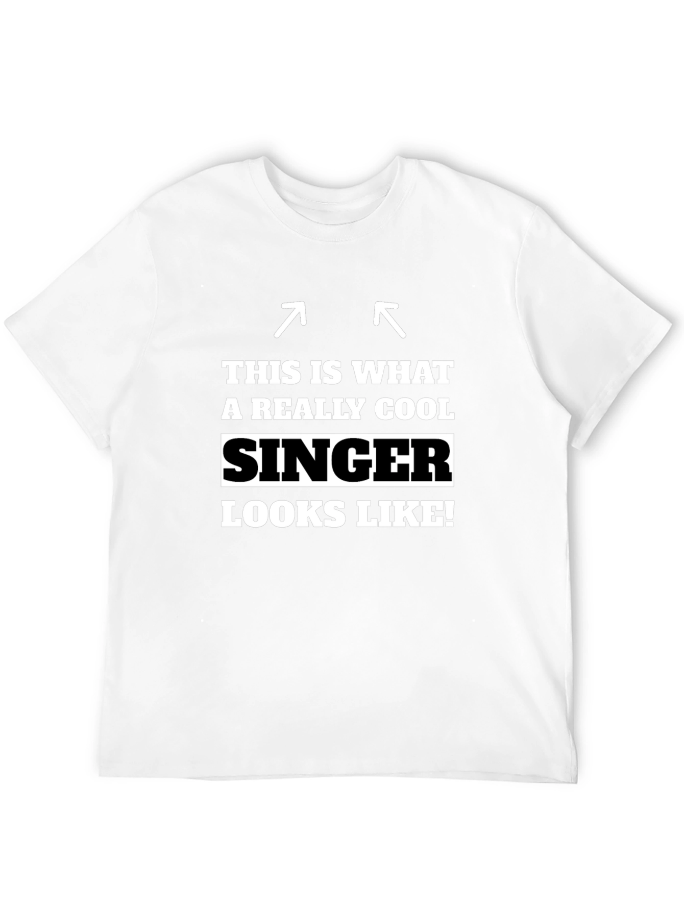 Black Cool Singer Graphic T-Shirt view 12