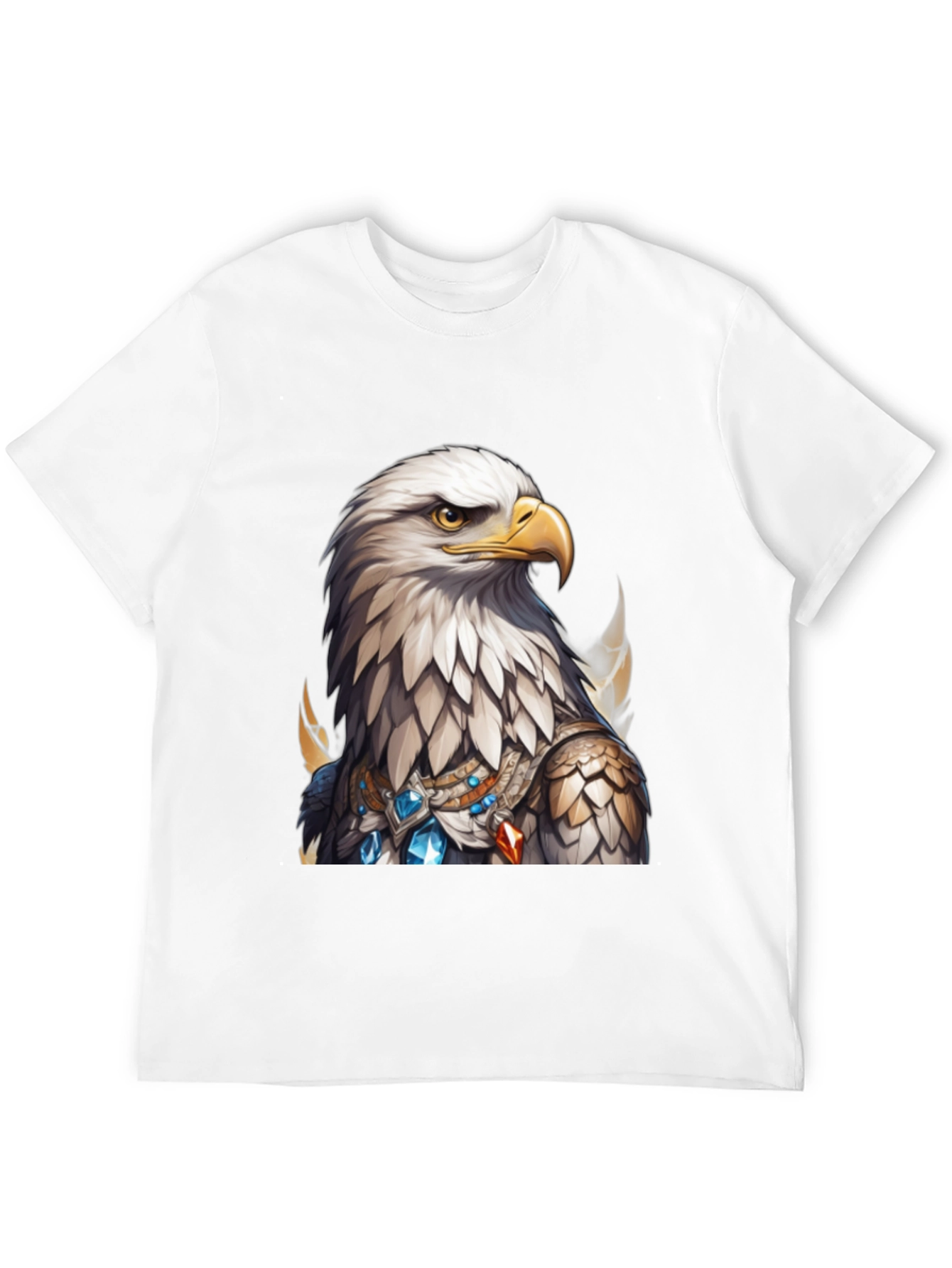 Black Eagle Warrior T-Shirt - Black Graphic Tee view 12