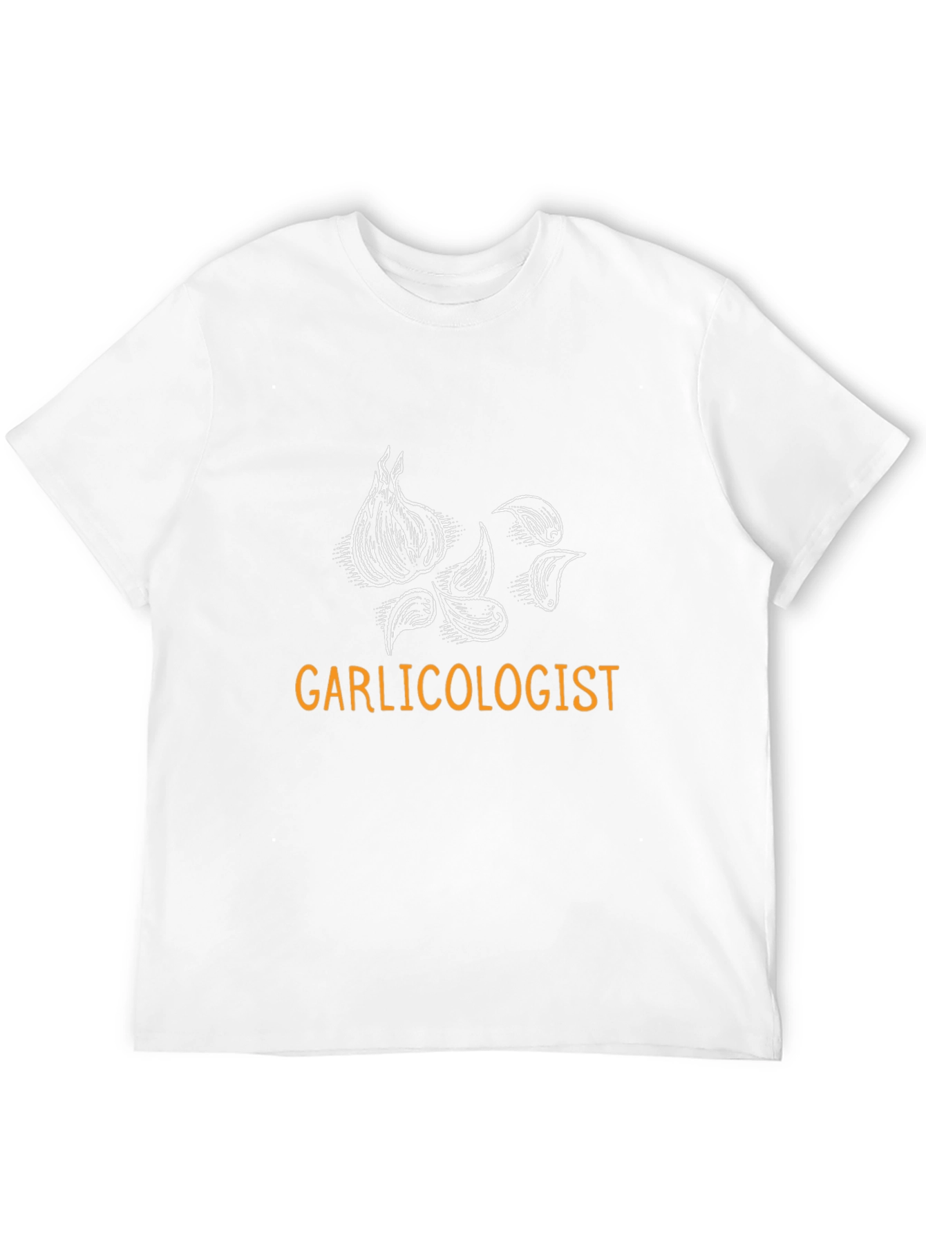 Black Garlicologist Graphic T-Shirt - Black Cotton Tee view 12