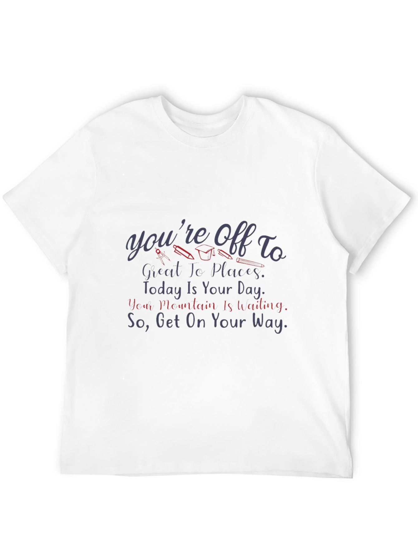 Black Motivational Graduation T-Shirt view 12