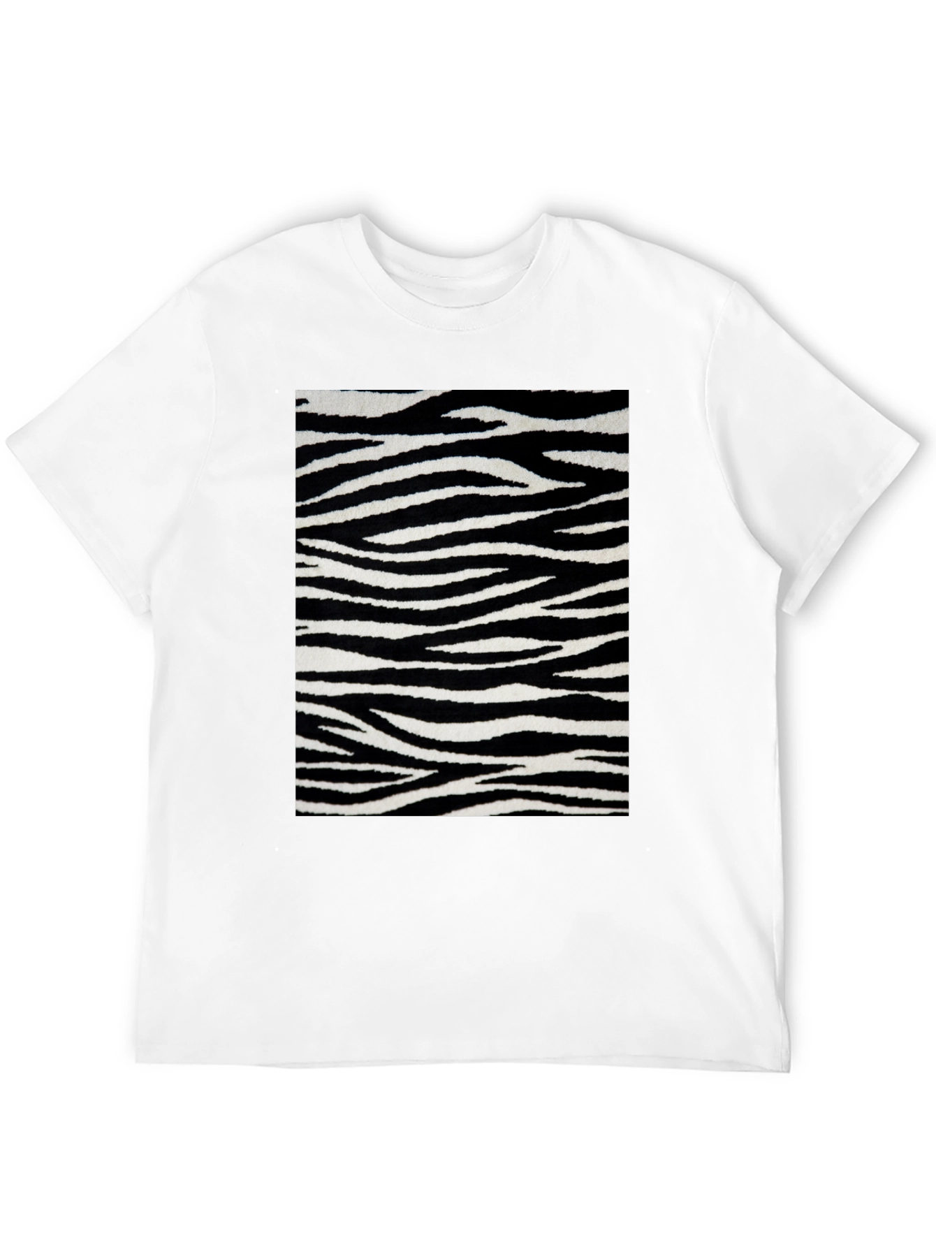 Black Zebra Stripe Graphic Tee - Bold Style view 12
