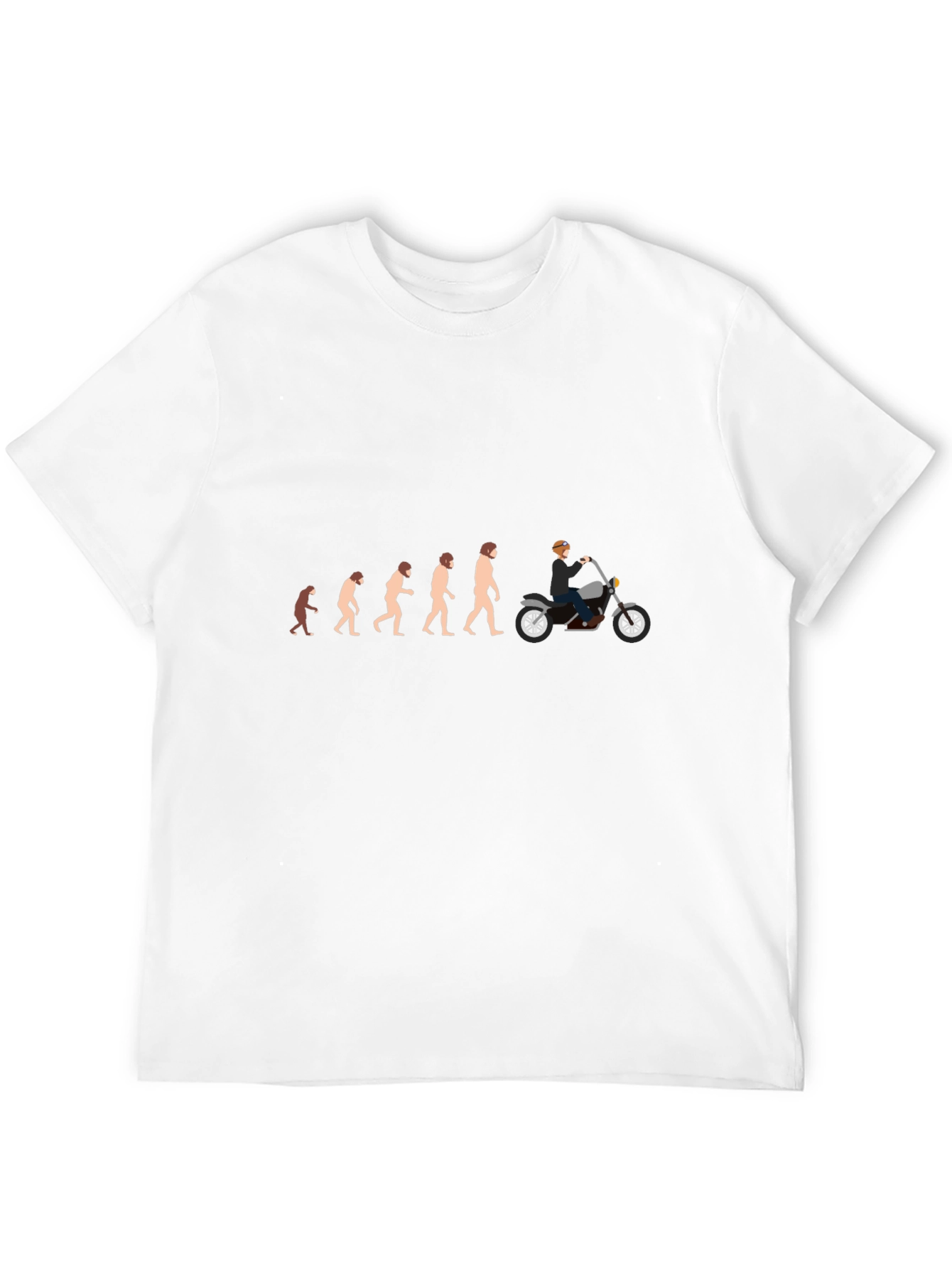 Black Evolution of Biker T-Shirt - Black view 12