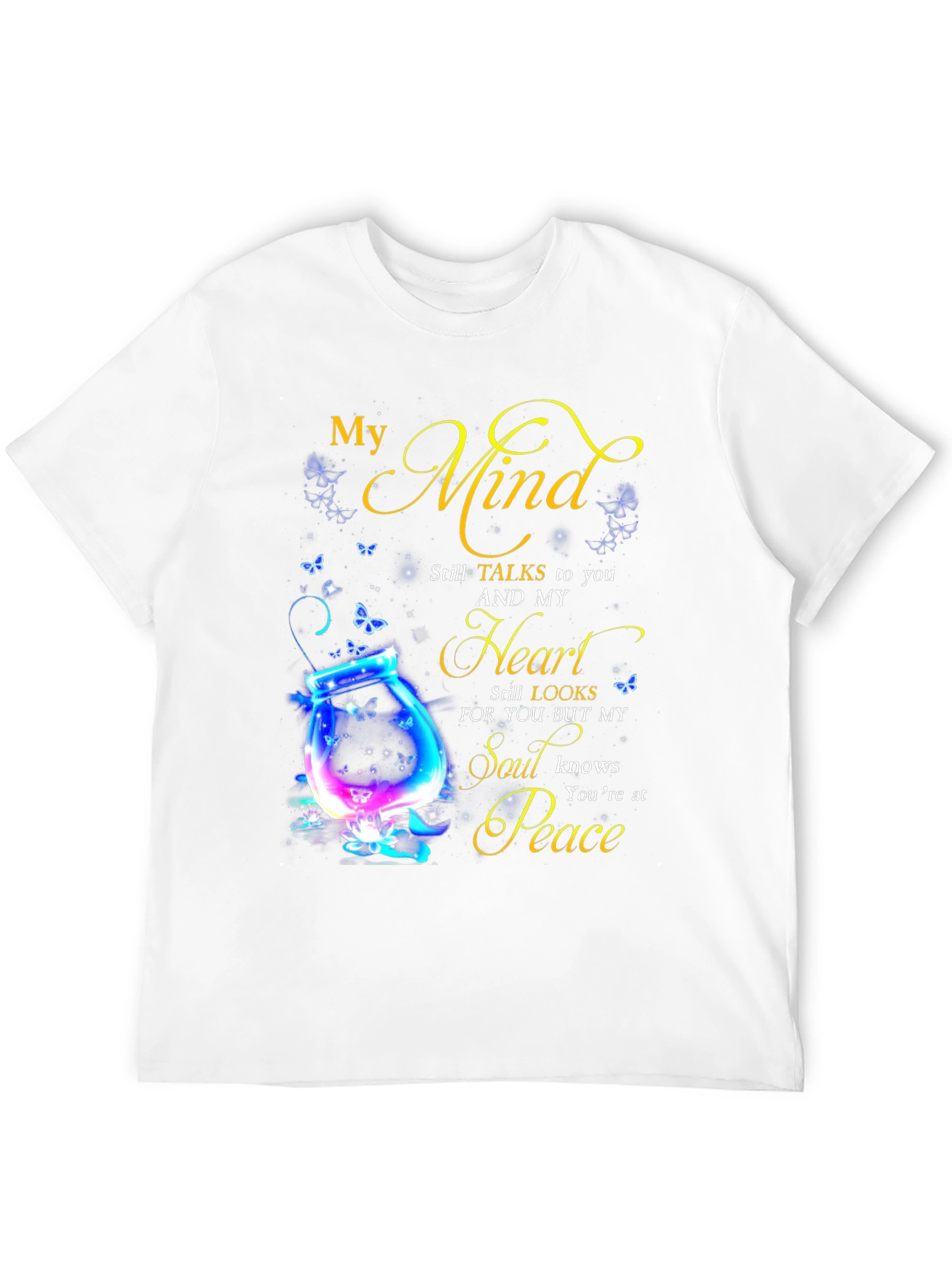 Black My Mind Still Talks to You T-Shirt view 12