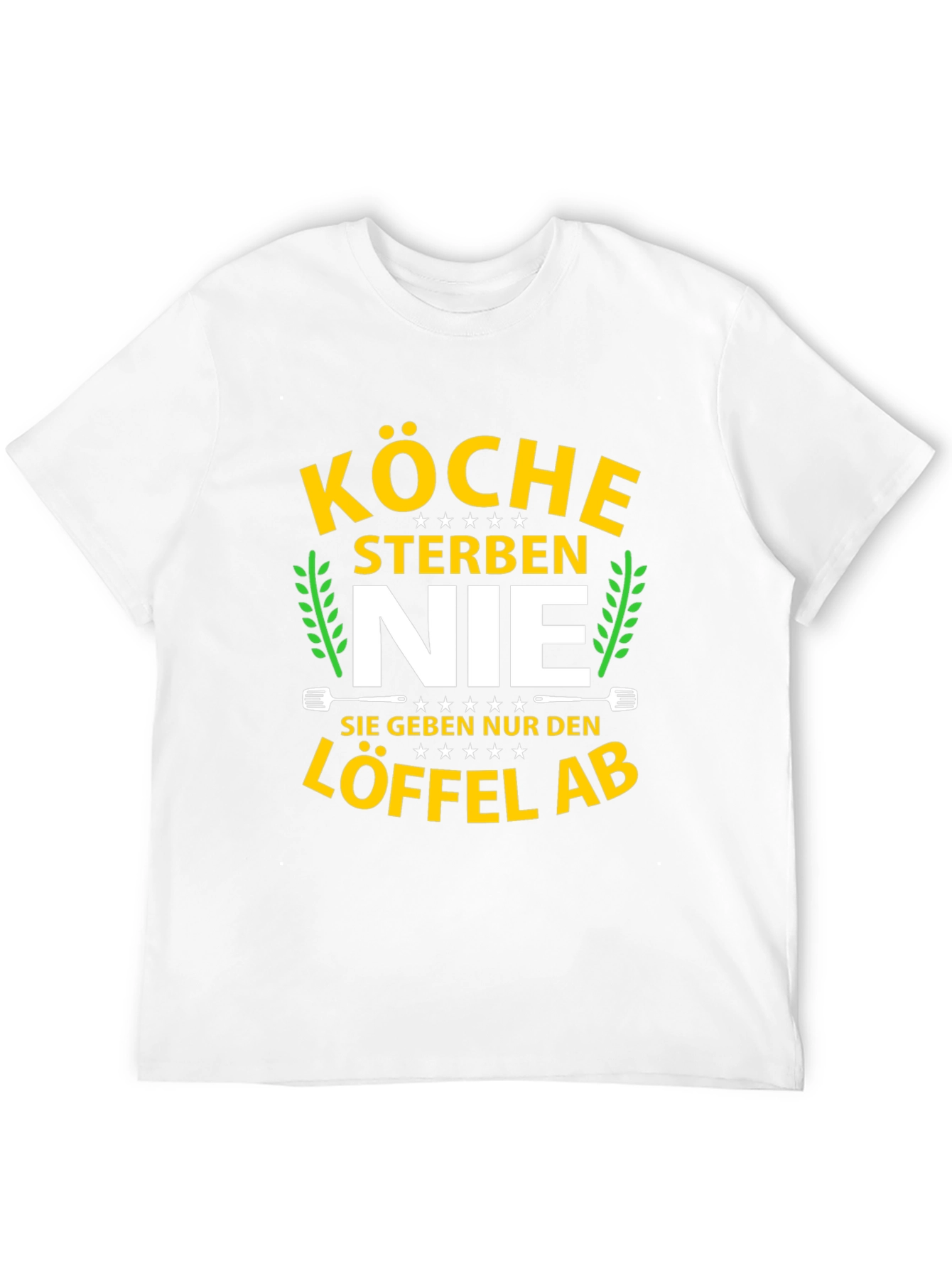 Black Köche Sterben Nie Chef T-Shirt view 12