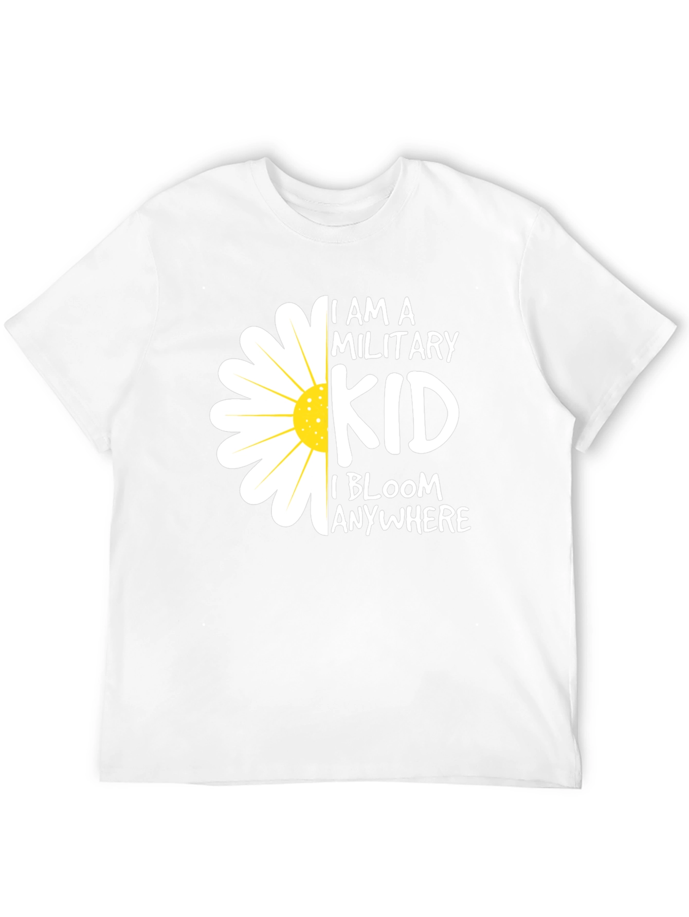 Black Military Kid T-Shirt - I Bloom Anywhere view 12