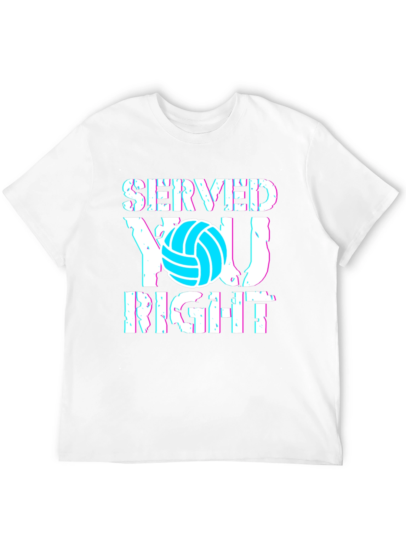 Black Served You Right Volleyball Graphic Tee view 12