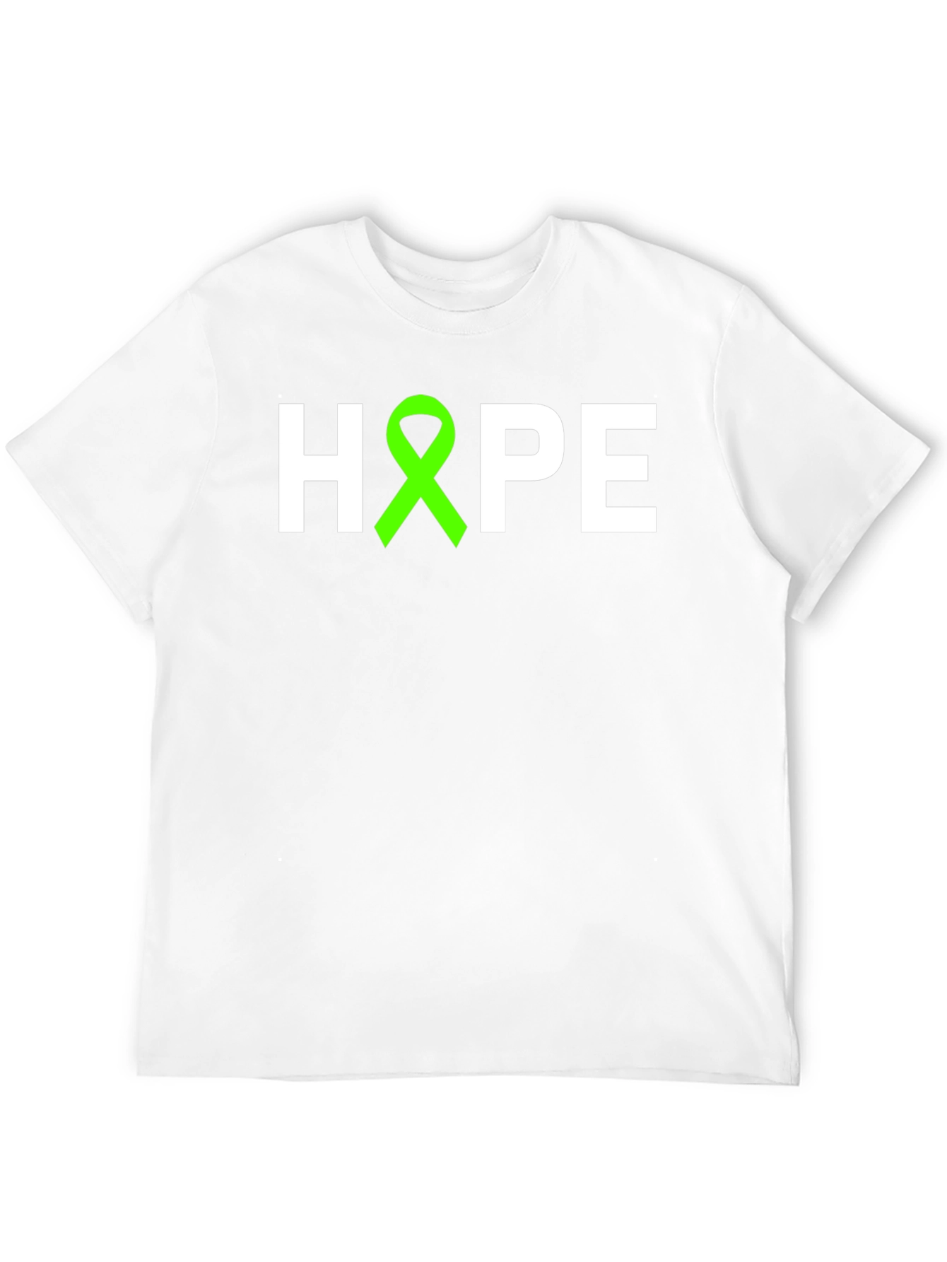 Black HOPE Awareness Ribbon T-Shirt - Support Mental Health view 12