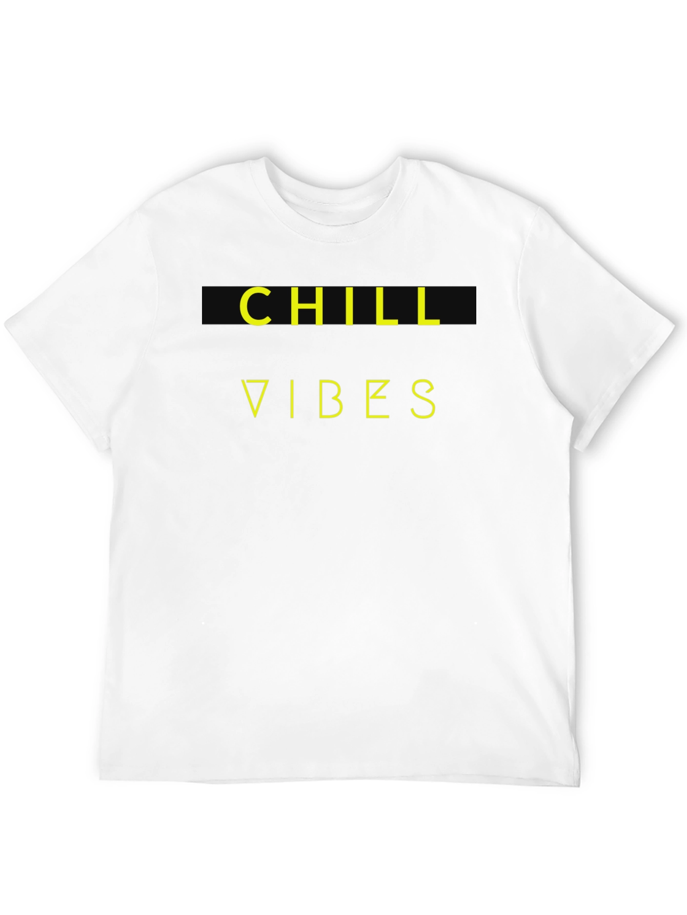 Black Chill Vibes Graphic T-Shirt - Relaxed Style view 12