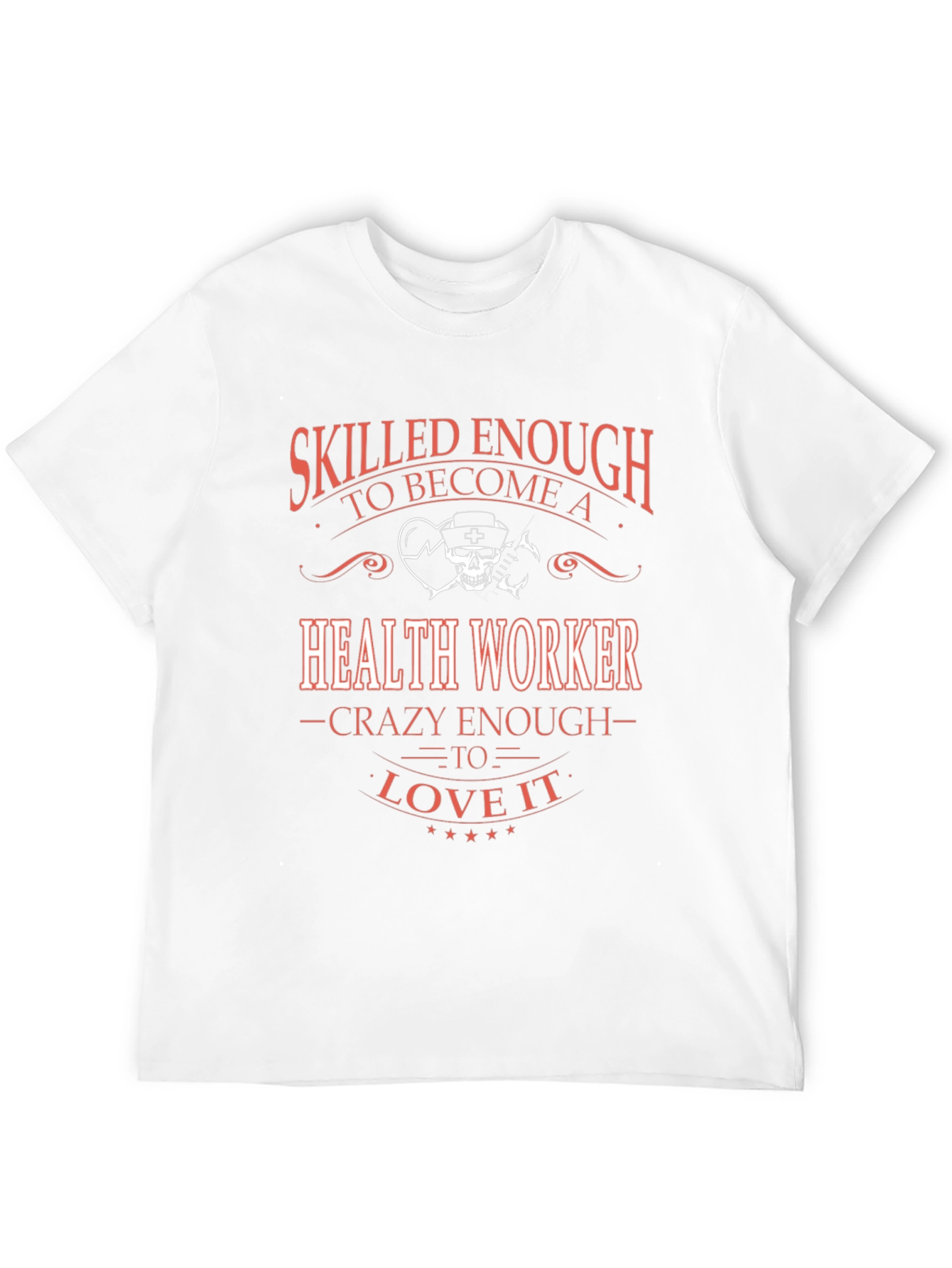 Black Skilled Health Worker Graphic Tee view 12