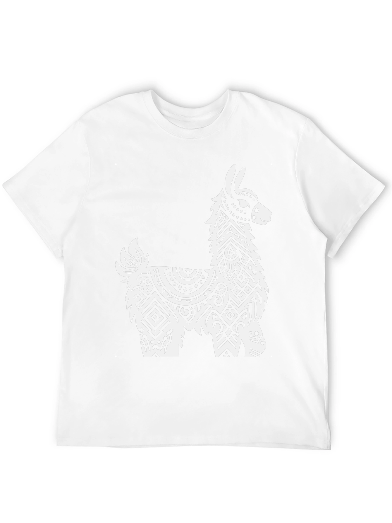Black Llama Graphic Tee - Stylish Black Cotton Shirt view 12