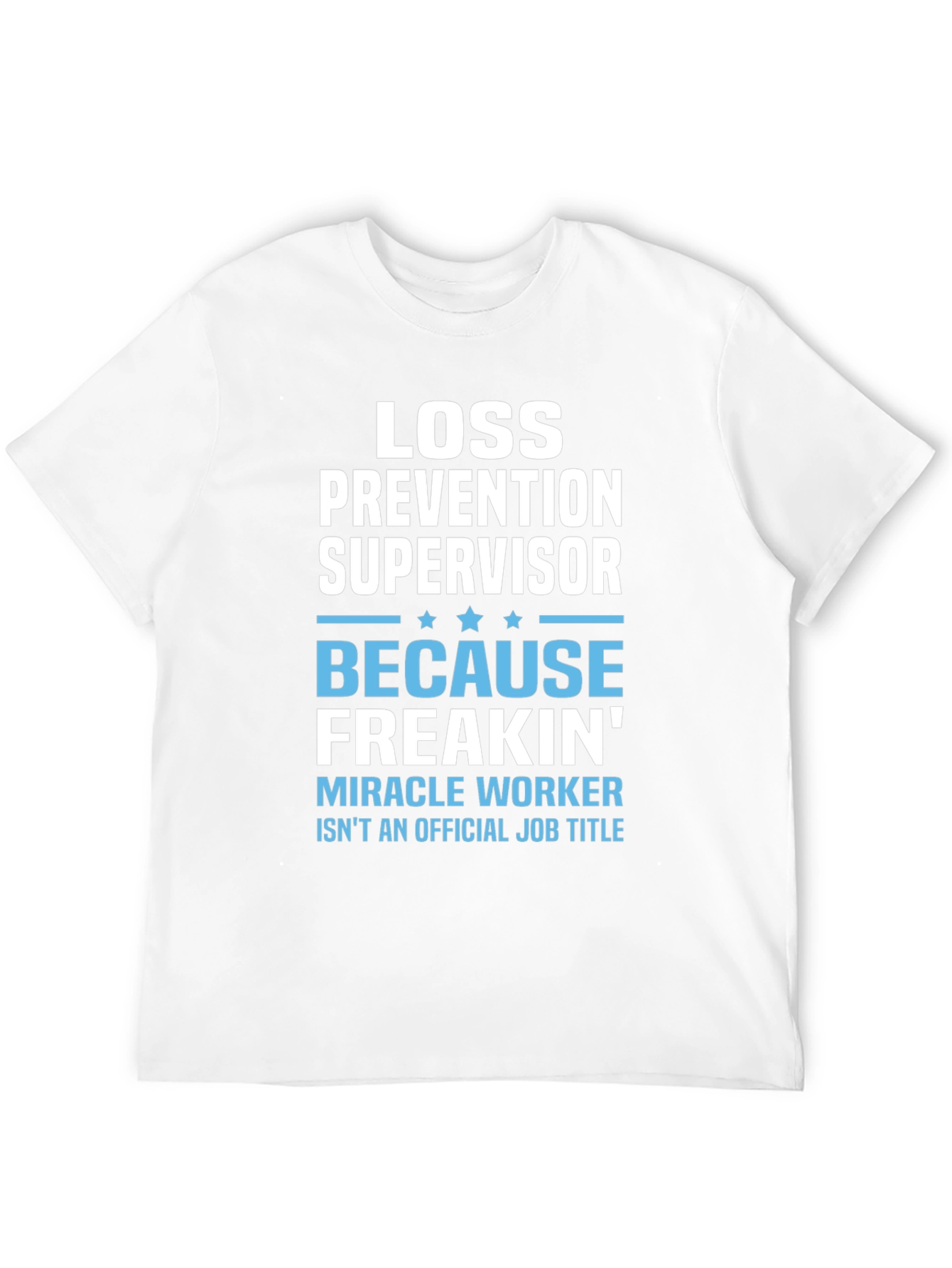 Black Loss Prevention Supervisor Graphic Tee view 12
