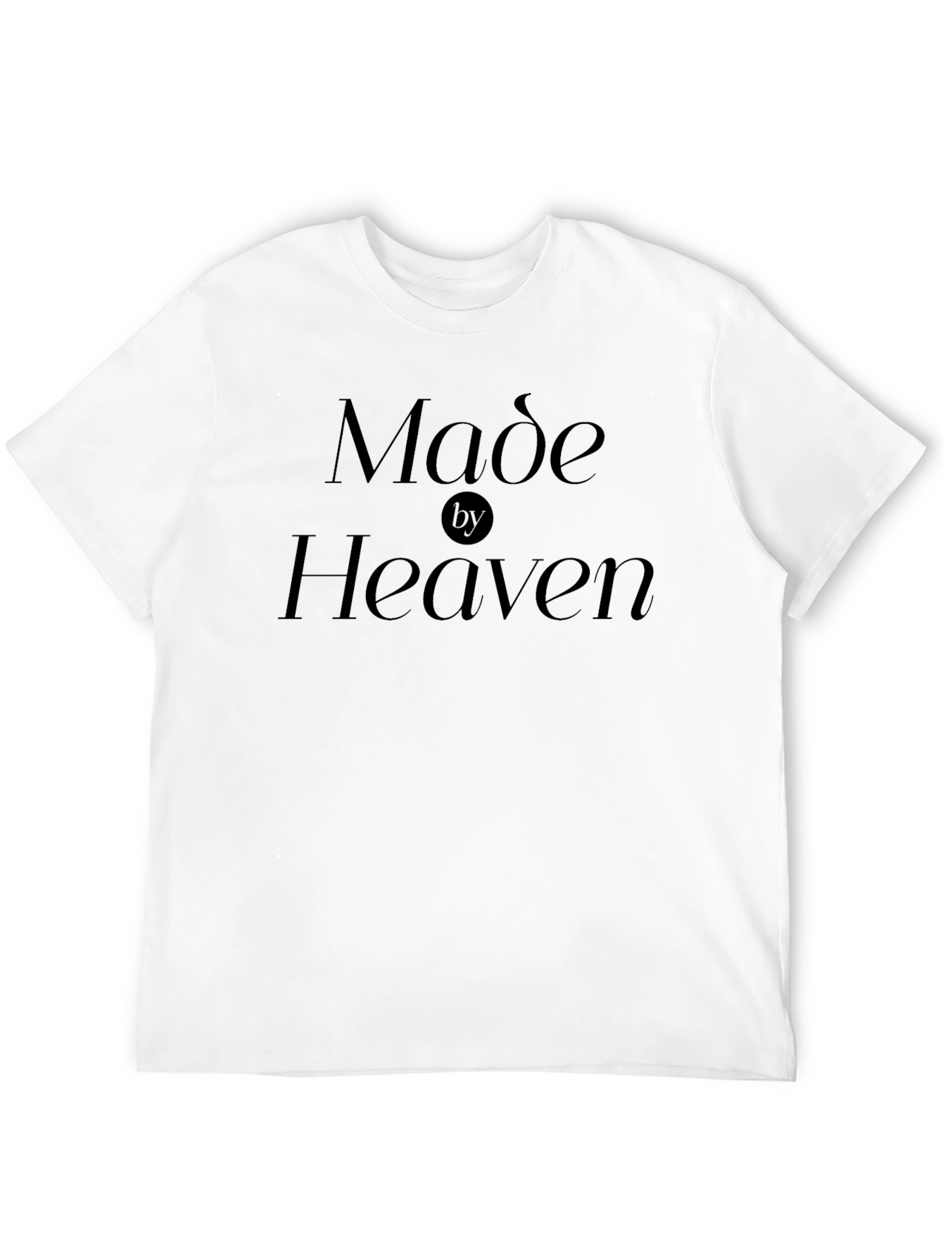 Black Made by Heaven Black Graphic Tee view 12