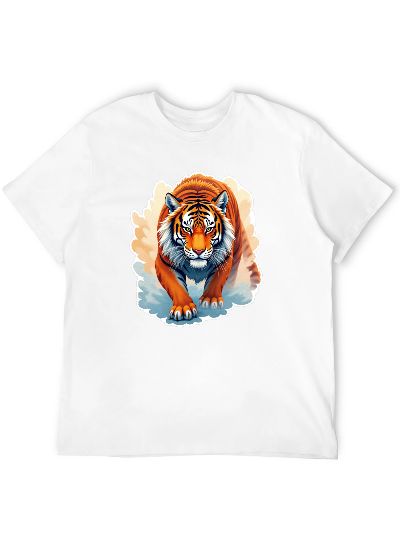 Black Tiger Graphic T-Shirt - Fierce Animal Design view 12