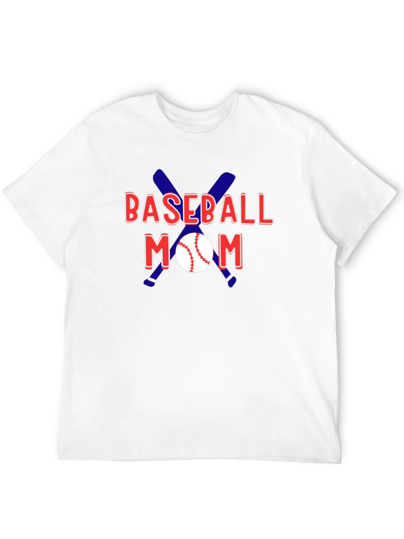 Black Baseball Mom Graphic T-Shirt view 12
