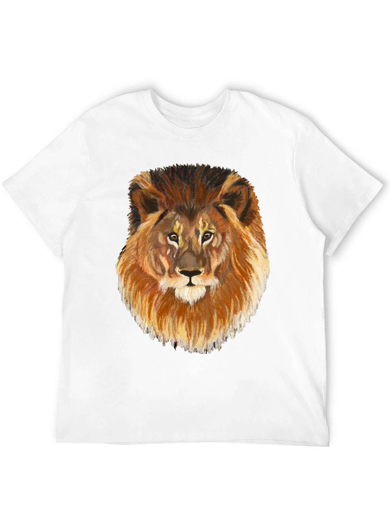 Black Lion Graphic Tee - Black Cotton Blend view 12