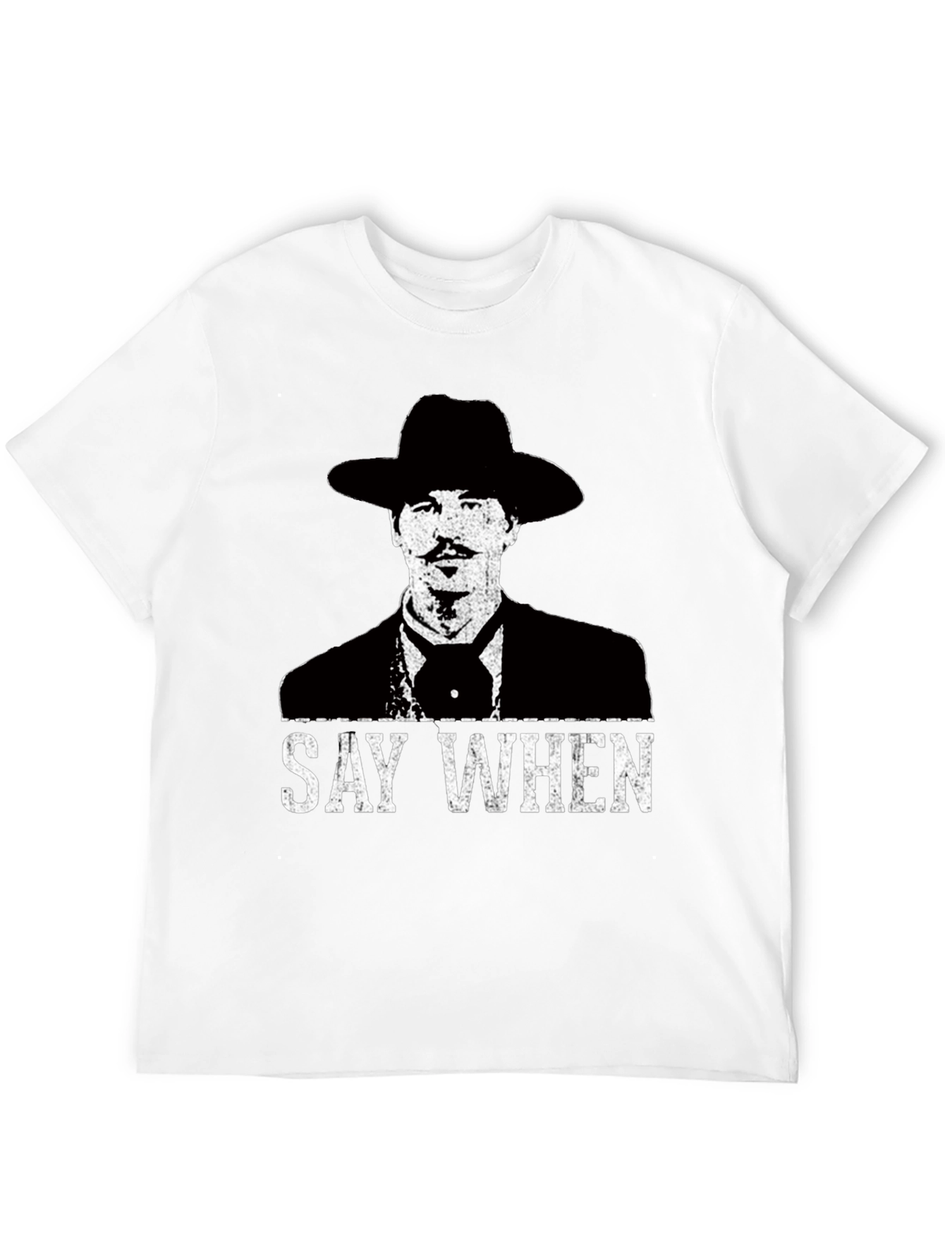 Black Say When T-Shirt - Tombstone Inspired Western Wear view 12