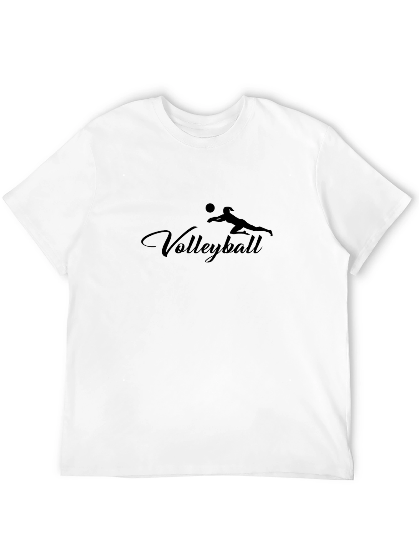 Volleyball Graphic Tee - Black Unisex T-Shirt - 12